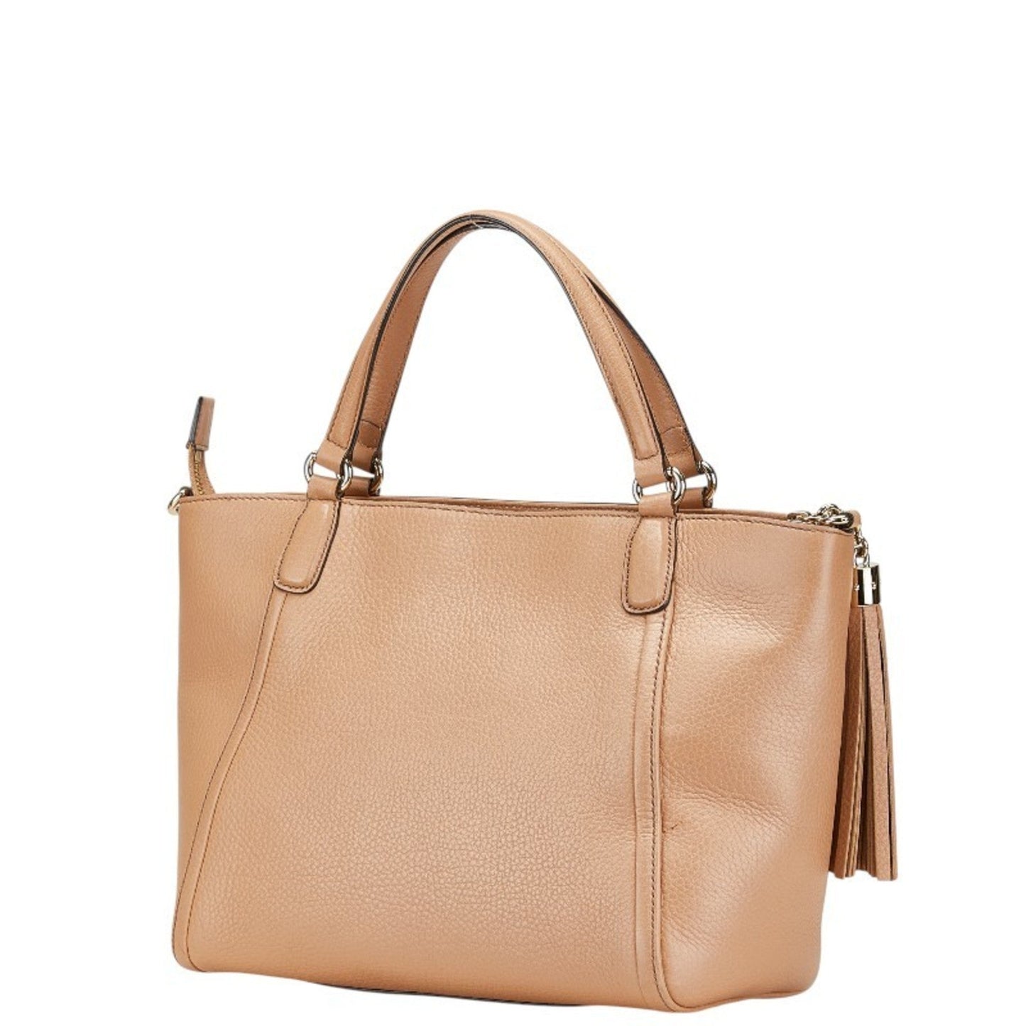 Gucci Beige Leather Handbag Shoulder Bag ( )