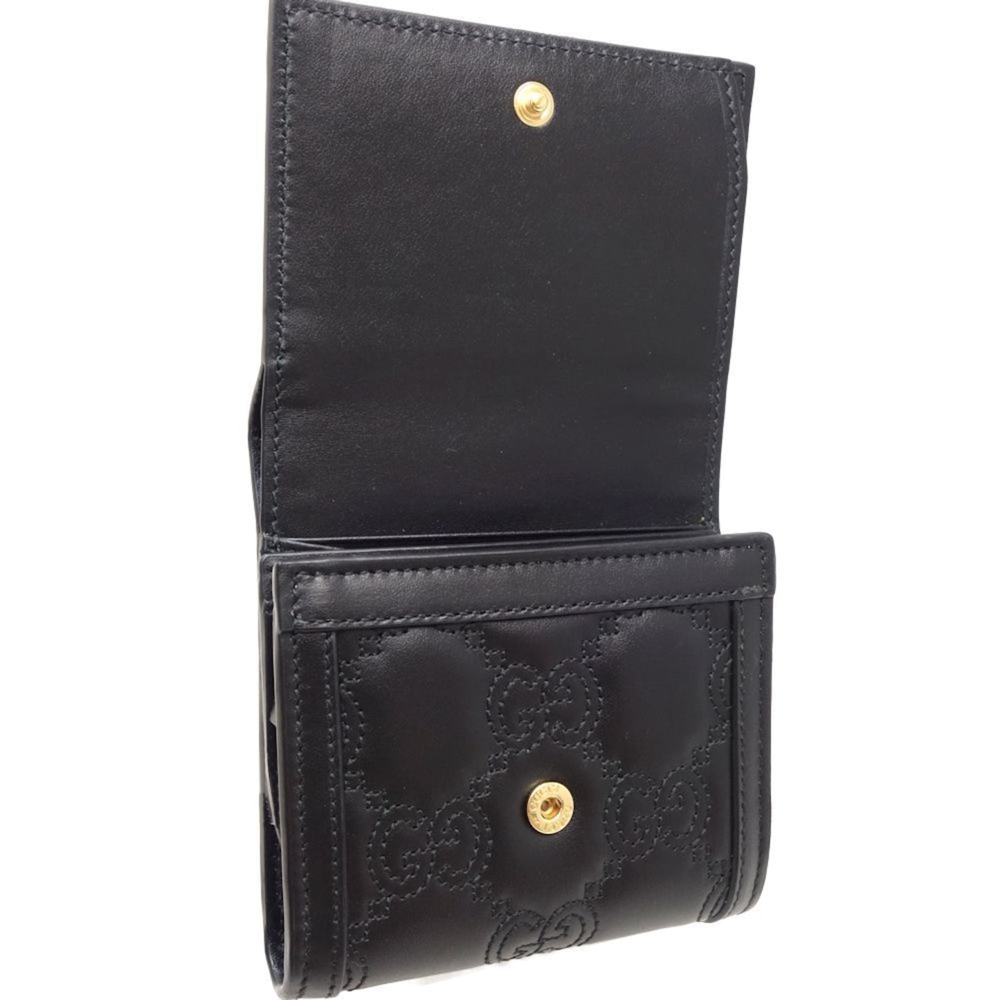 Gucci Black Leather Wallet (Bi-Fold) ( )