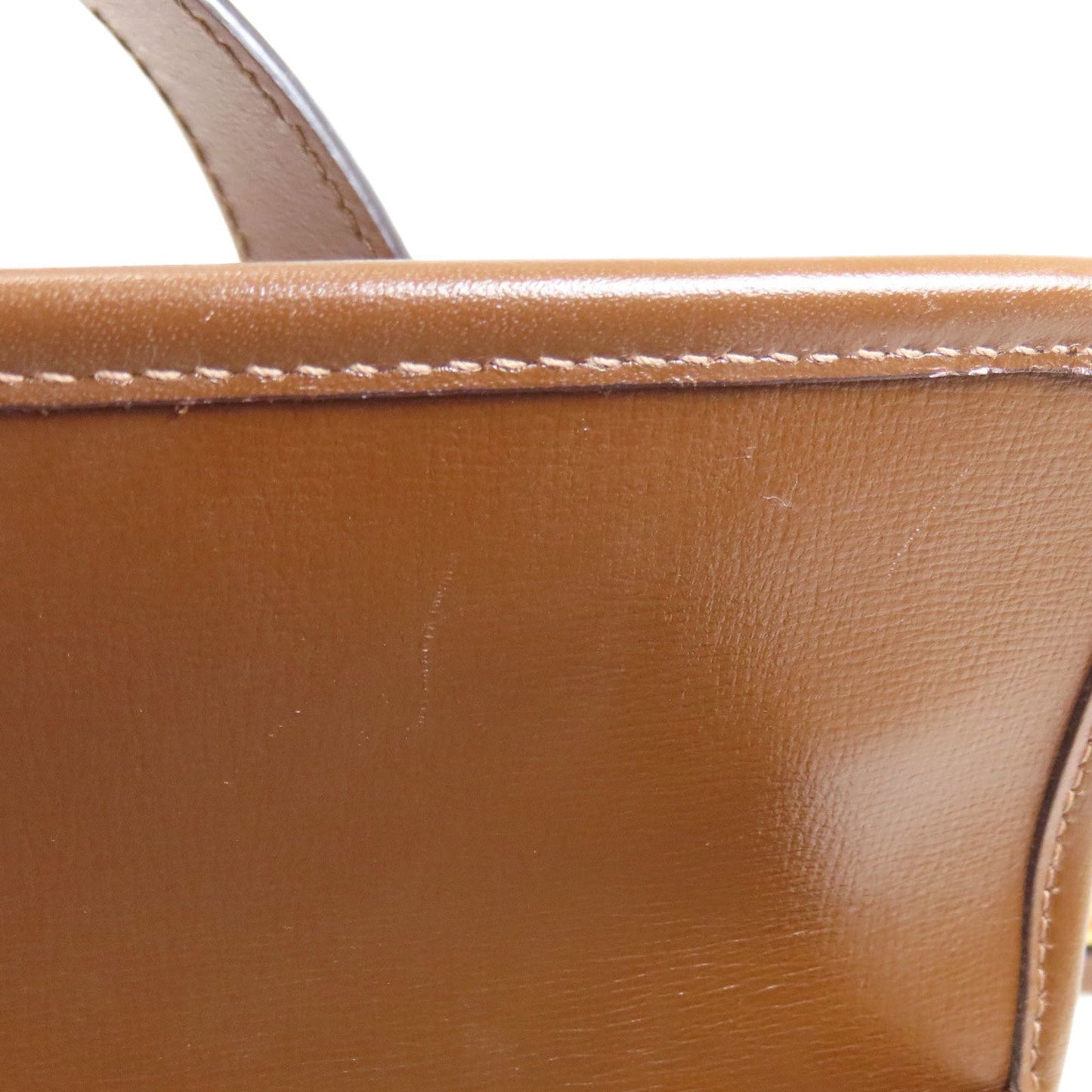 Gucci Brown Pvc Leather Handbag ( )