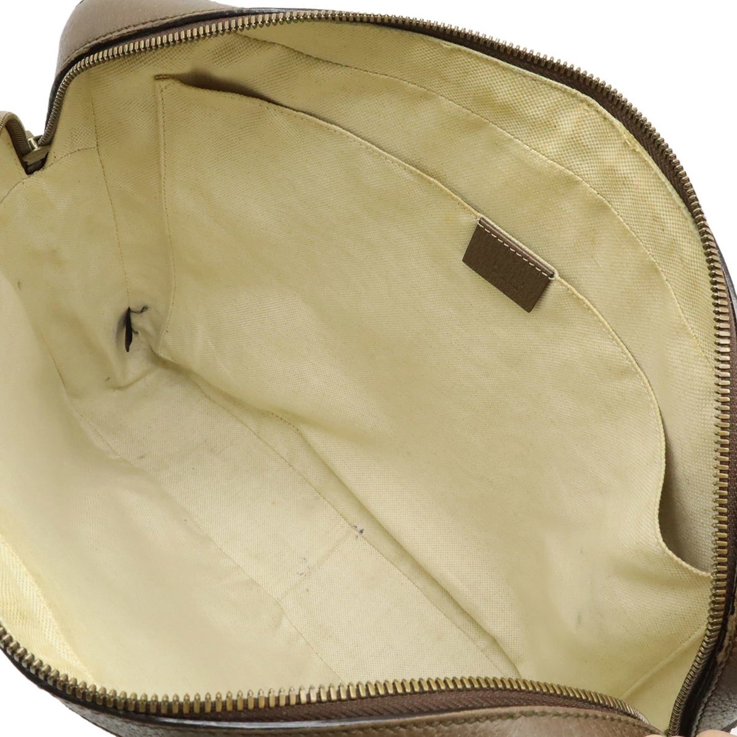 Gucci Beige Brown Gg Supreme Leather Handbag Shoulder Bag ( )