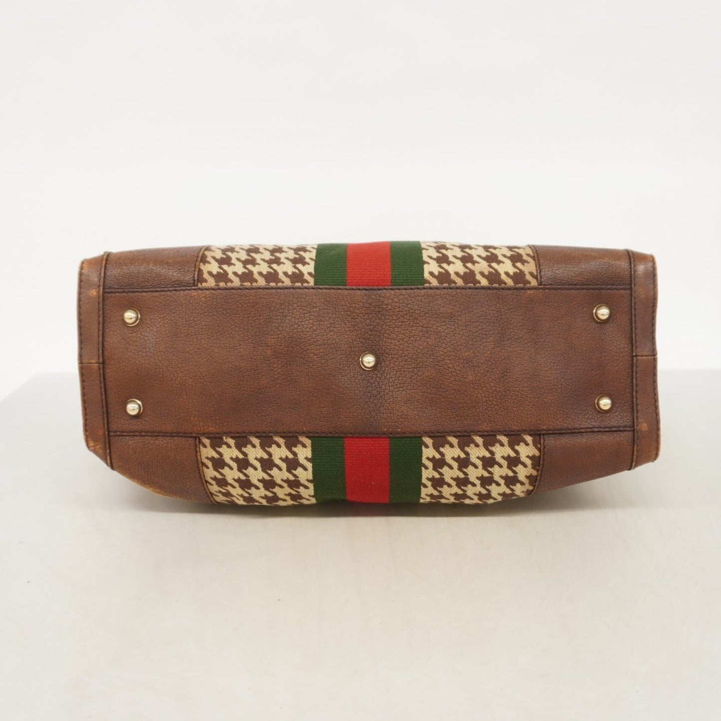 Gucci Brown Canvas Handbag ( )