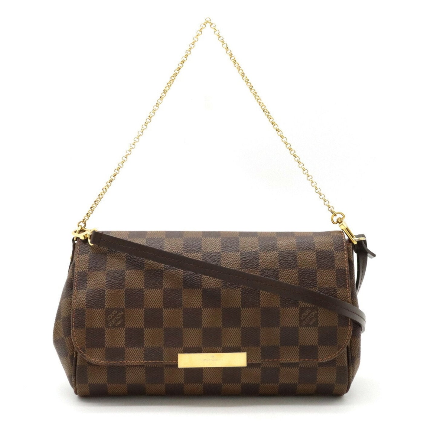 LOUIS VUITTON Damier Favorite MM Shoulder Bag Clutch N41129