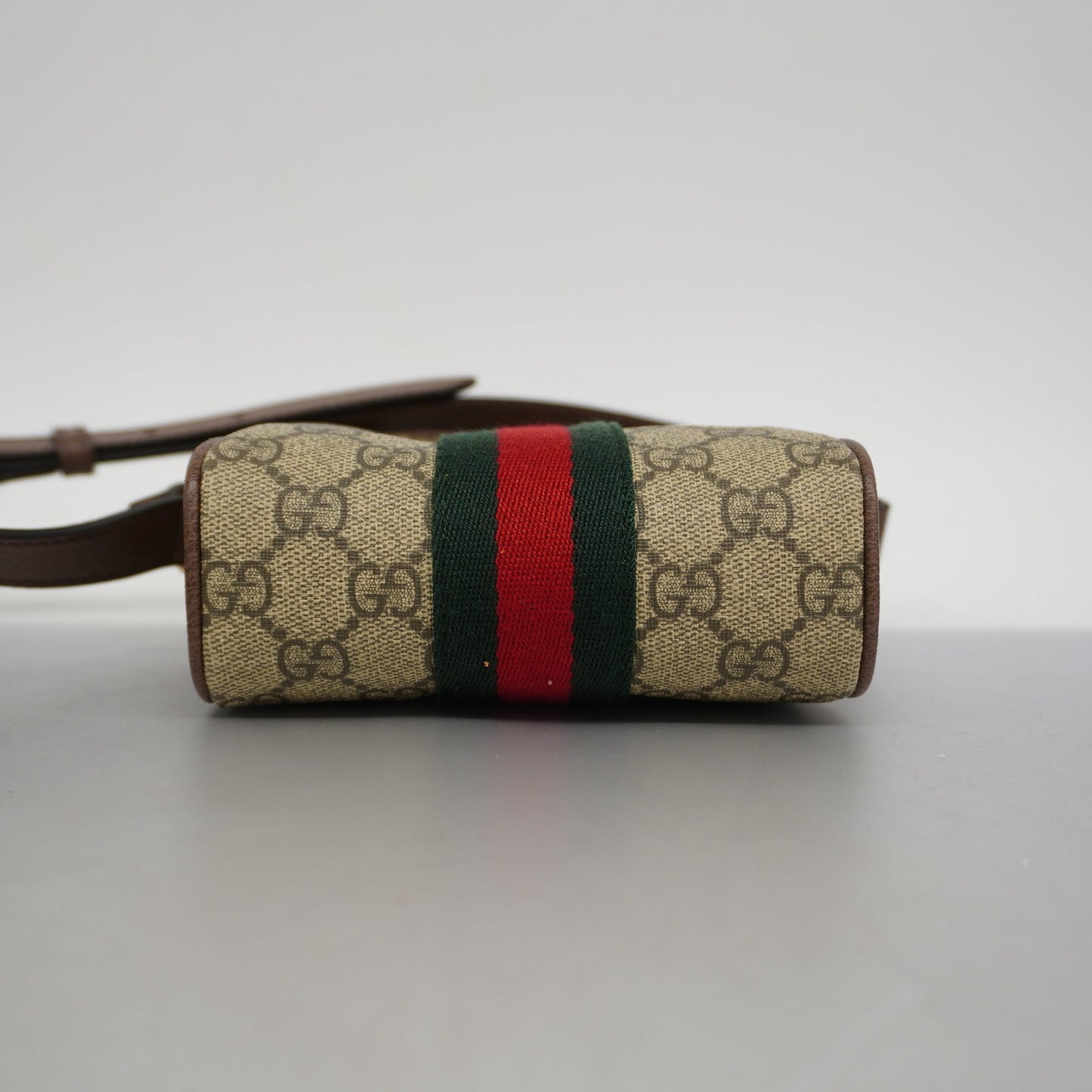 GUCCI Auth  Ophidia 598127 Women's GG Supreme,Leather Beige,Brown