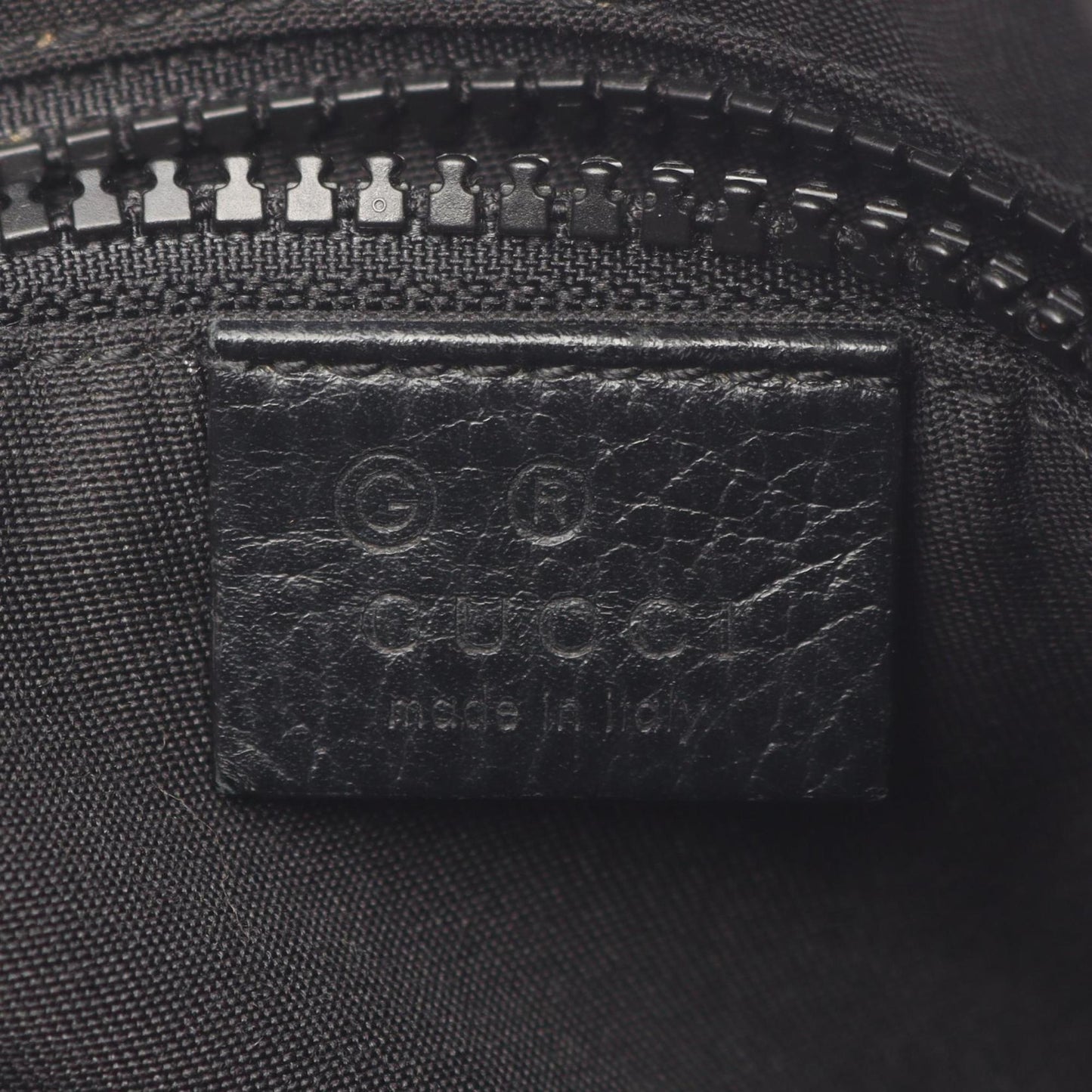 Gucci Black Nylon Leather Shoulder Bag ( )