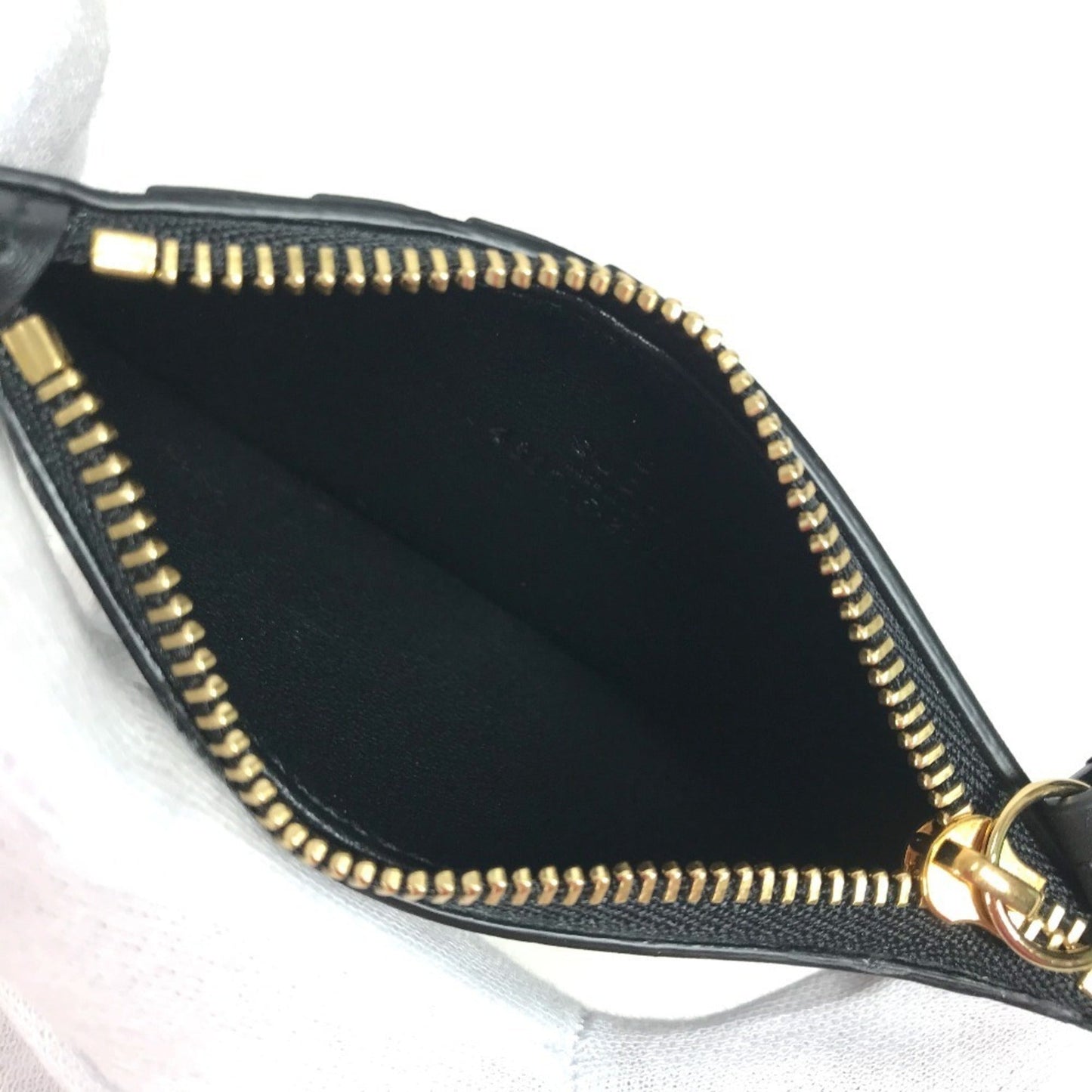 Gucci Black Leather Coin Purse/Coin Case ( )