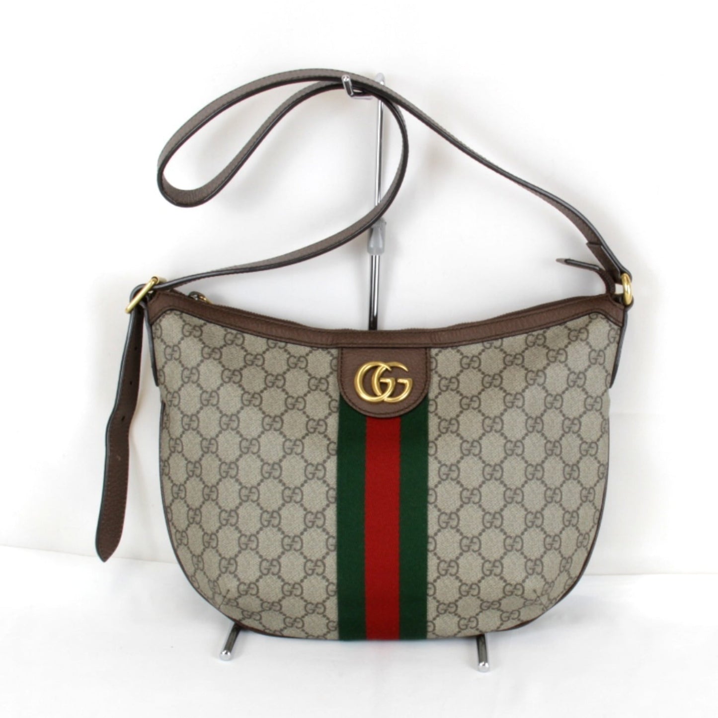 Gucci Ophidia Brown Gg Supreme Shoulder Bag ( )