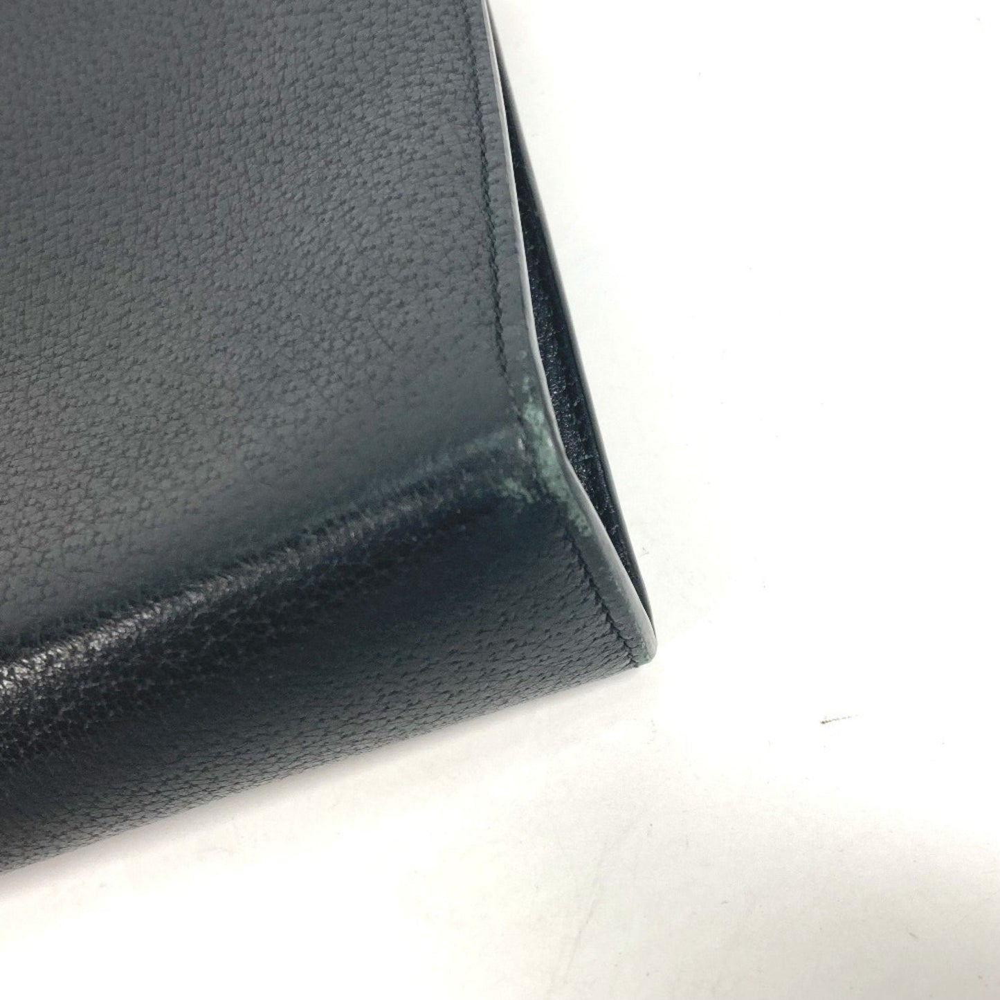 Gucci Black Leather Clutch Bag Pouch ( )