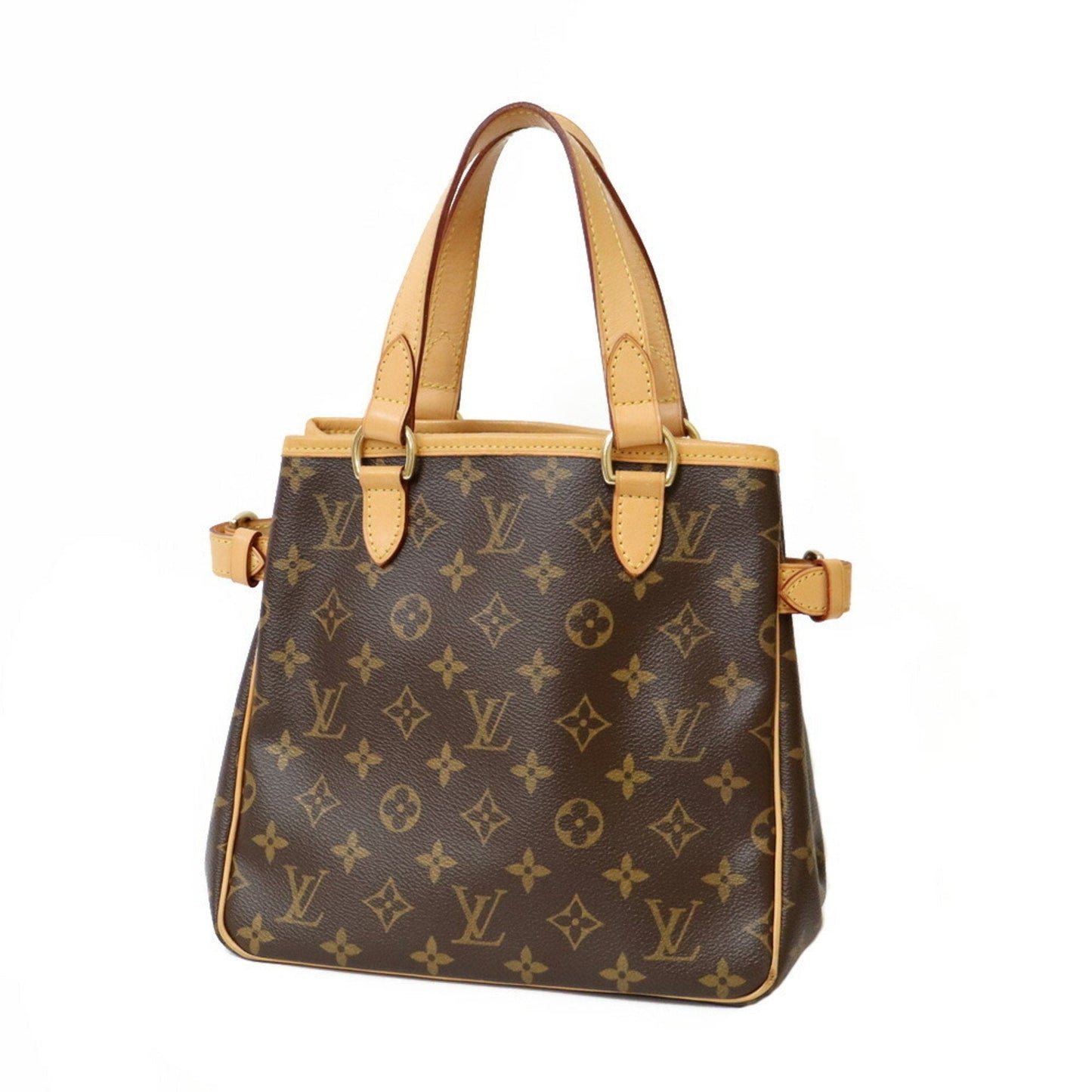 Louis Vuitton Handbag Monogram Batignolles Brown Women's Canvas