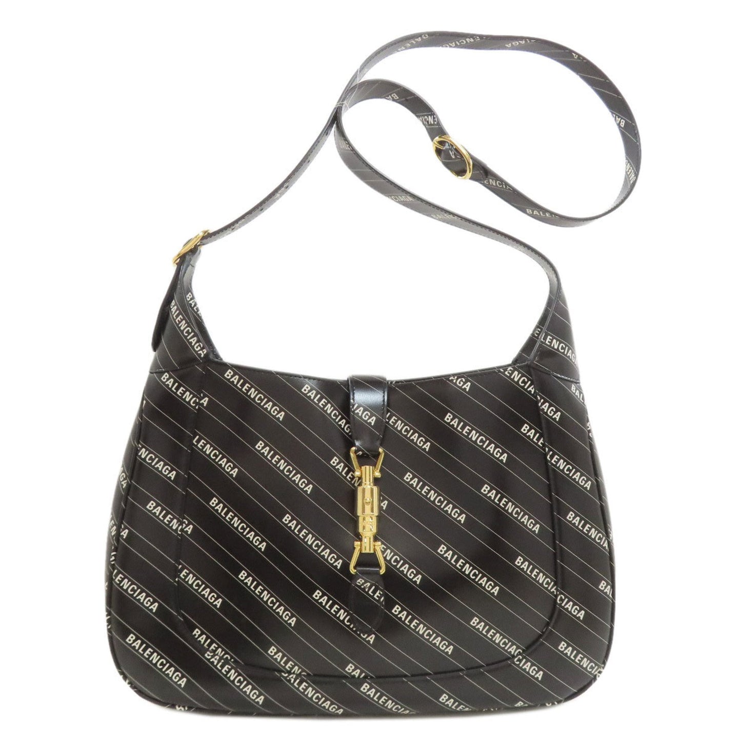 Gucci Black Leather Shoulder Bag ( )