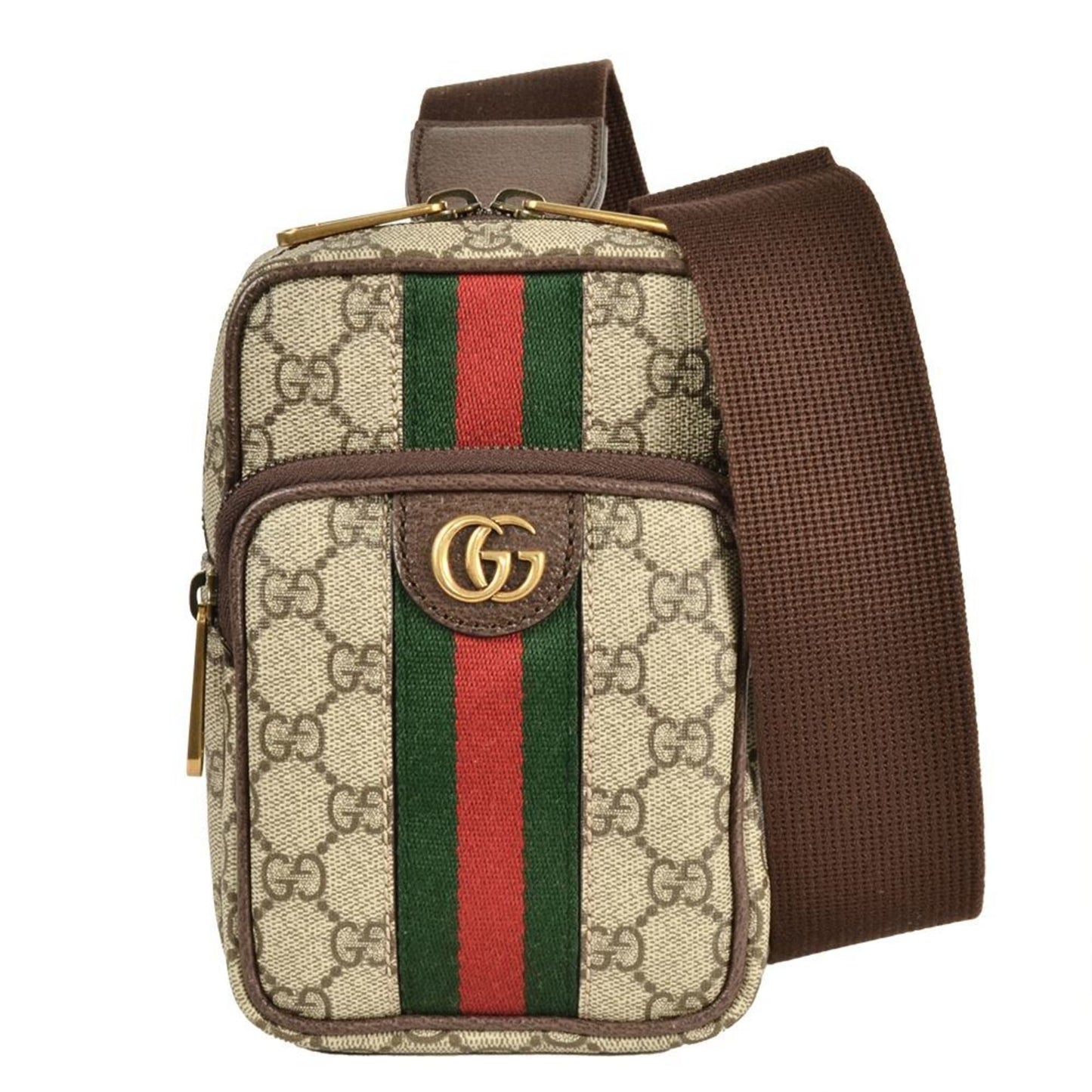 Gucci Beige Gg Supreme Shoulder Bag Sling Bag ( )