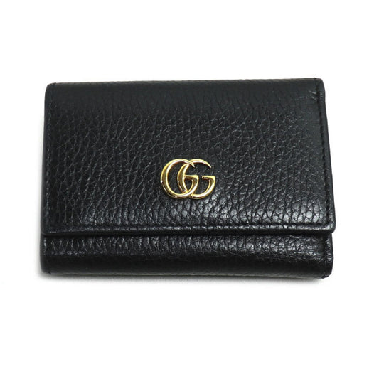 Gucci Black Leather Wallet (Tri-Fold) ( )