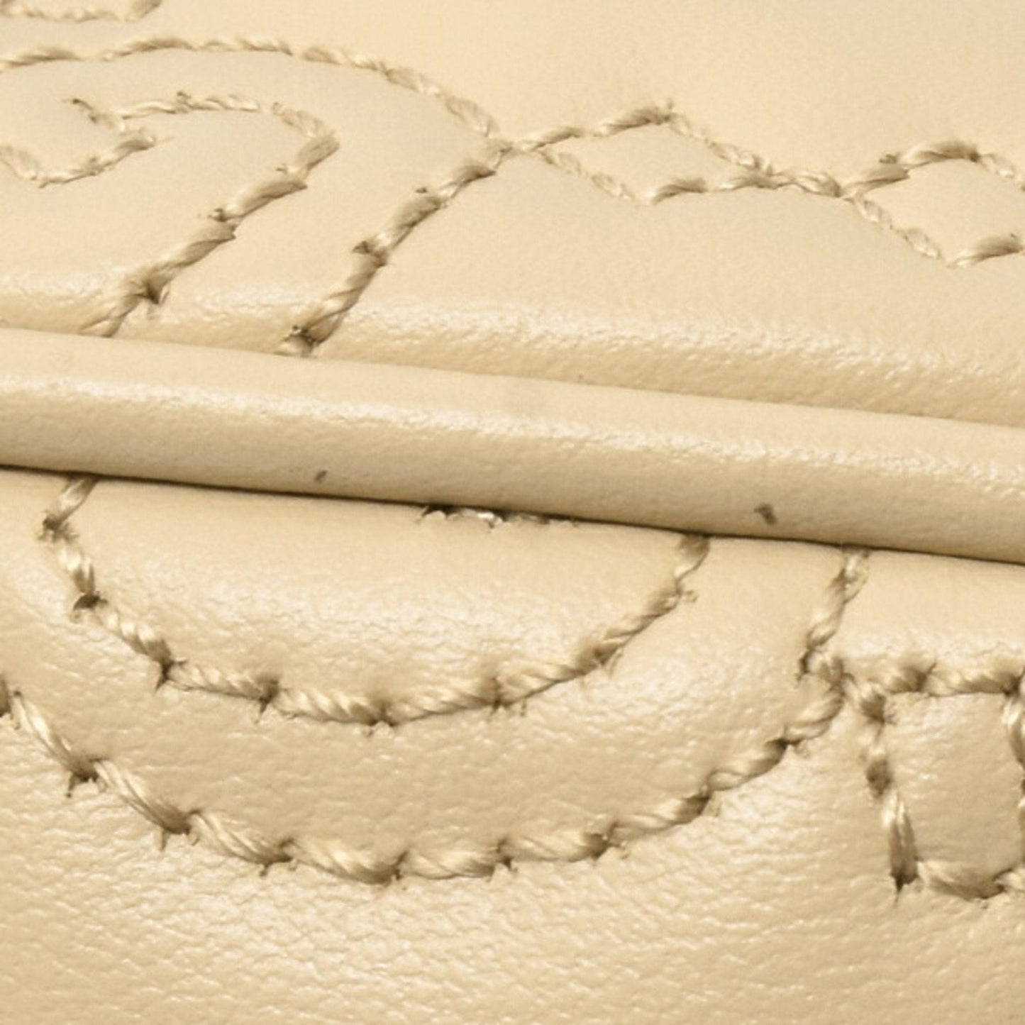 Gucci Beige Leather Handbag Shoulder Bag ( )