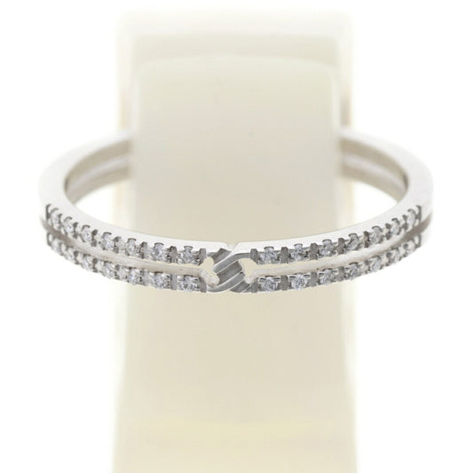 Gucci Clear White Gold White Gold (18K) Band Ring ( )