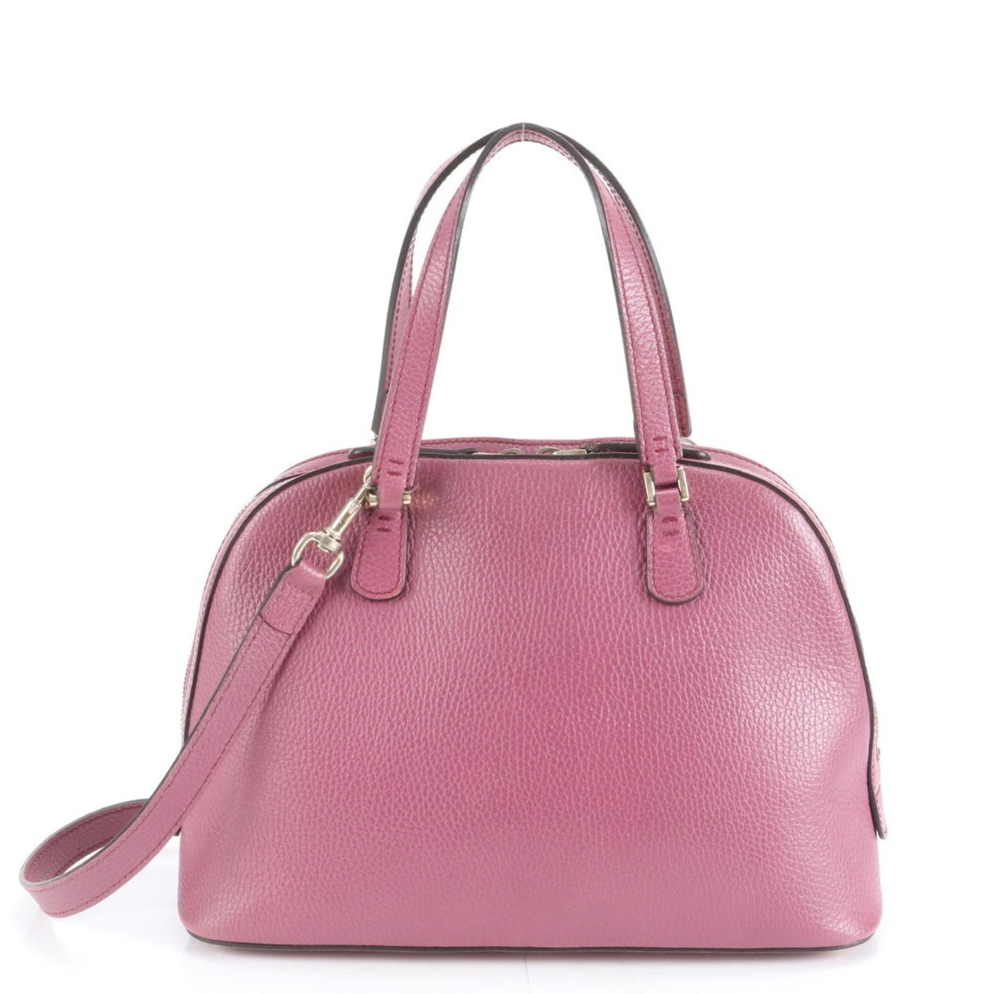 Gucci Pink Leather Shoulder Bag ( )