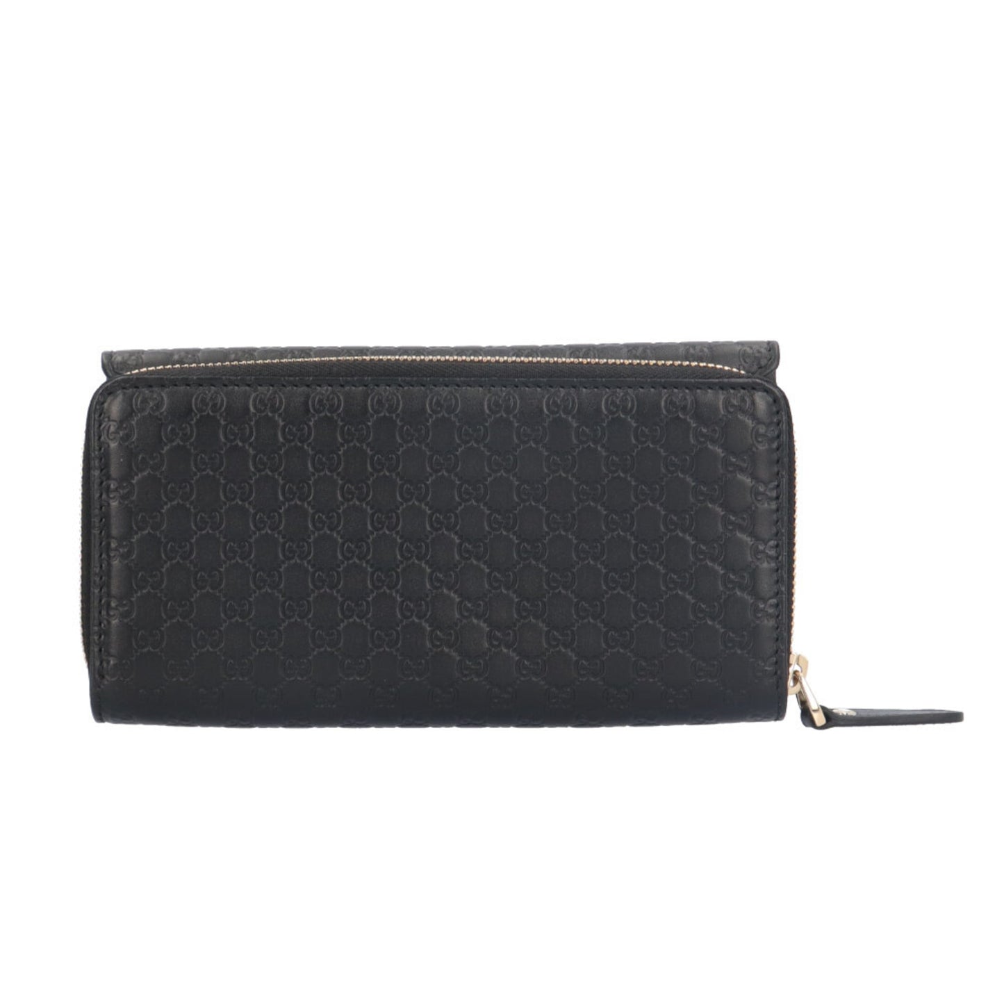 Gucci Black Leather Long Wallet (Bi-Fold) ( )