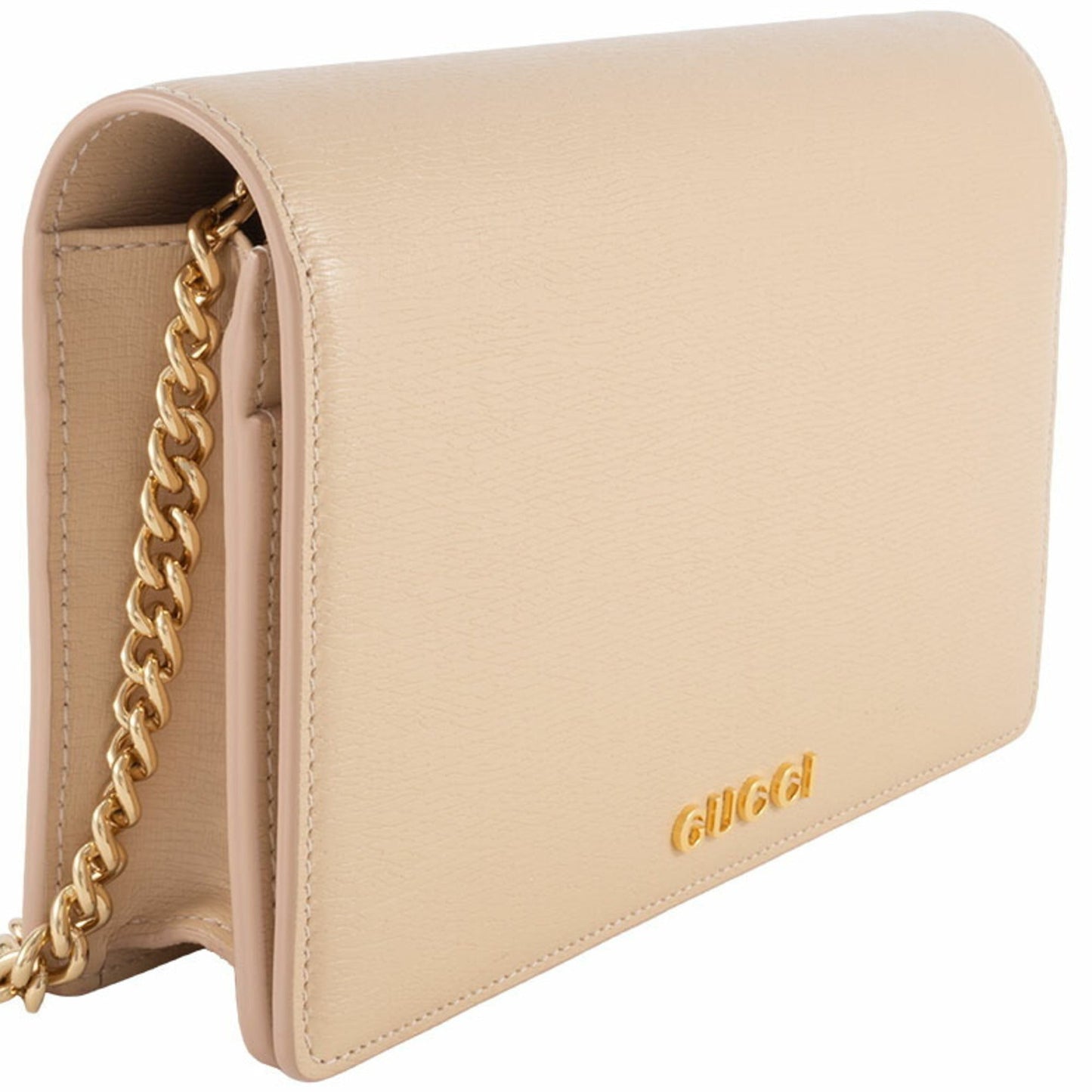 Gucci Pale Orange Leather Shoulder Bag ( )