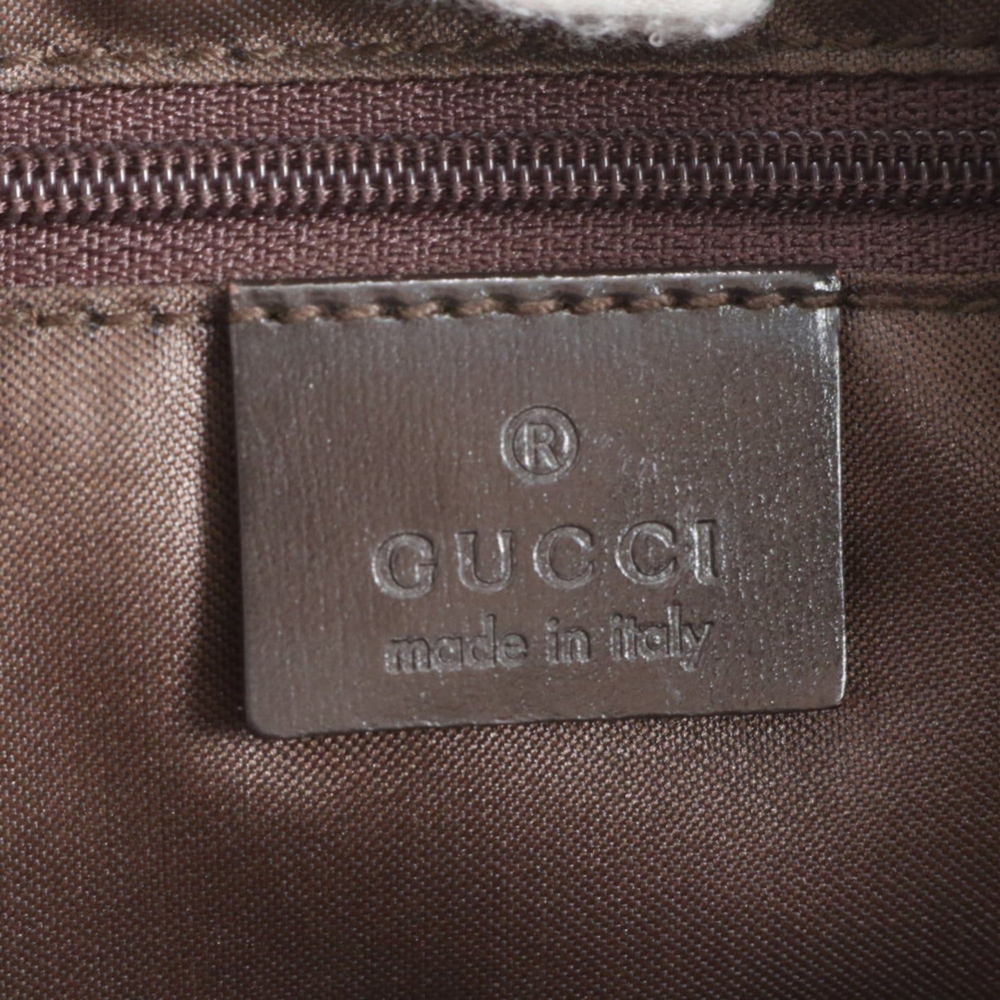 Gucci Brown Leather Shoulder Bag ( )