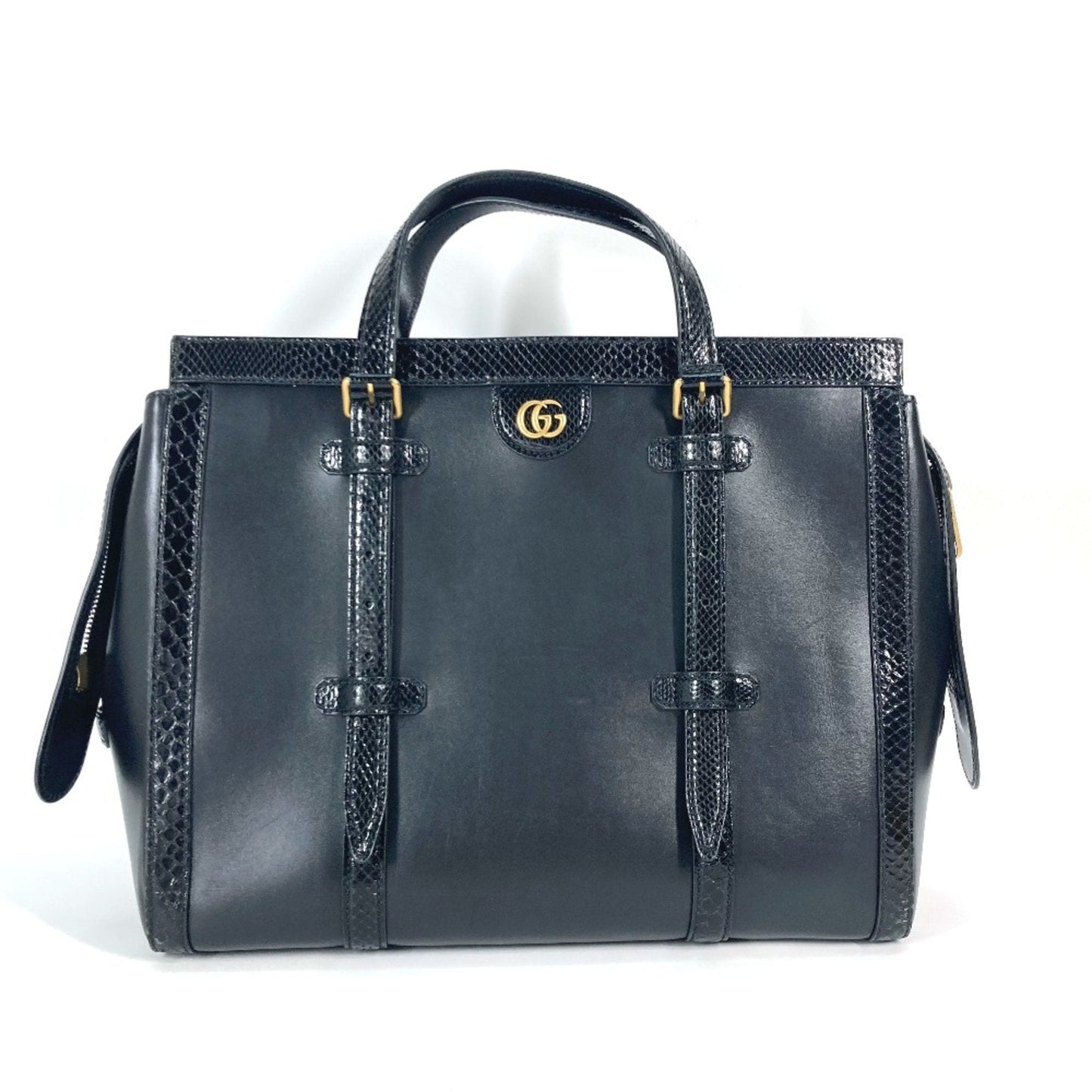 Gucci Black Leather Handbag ( )
