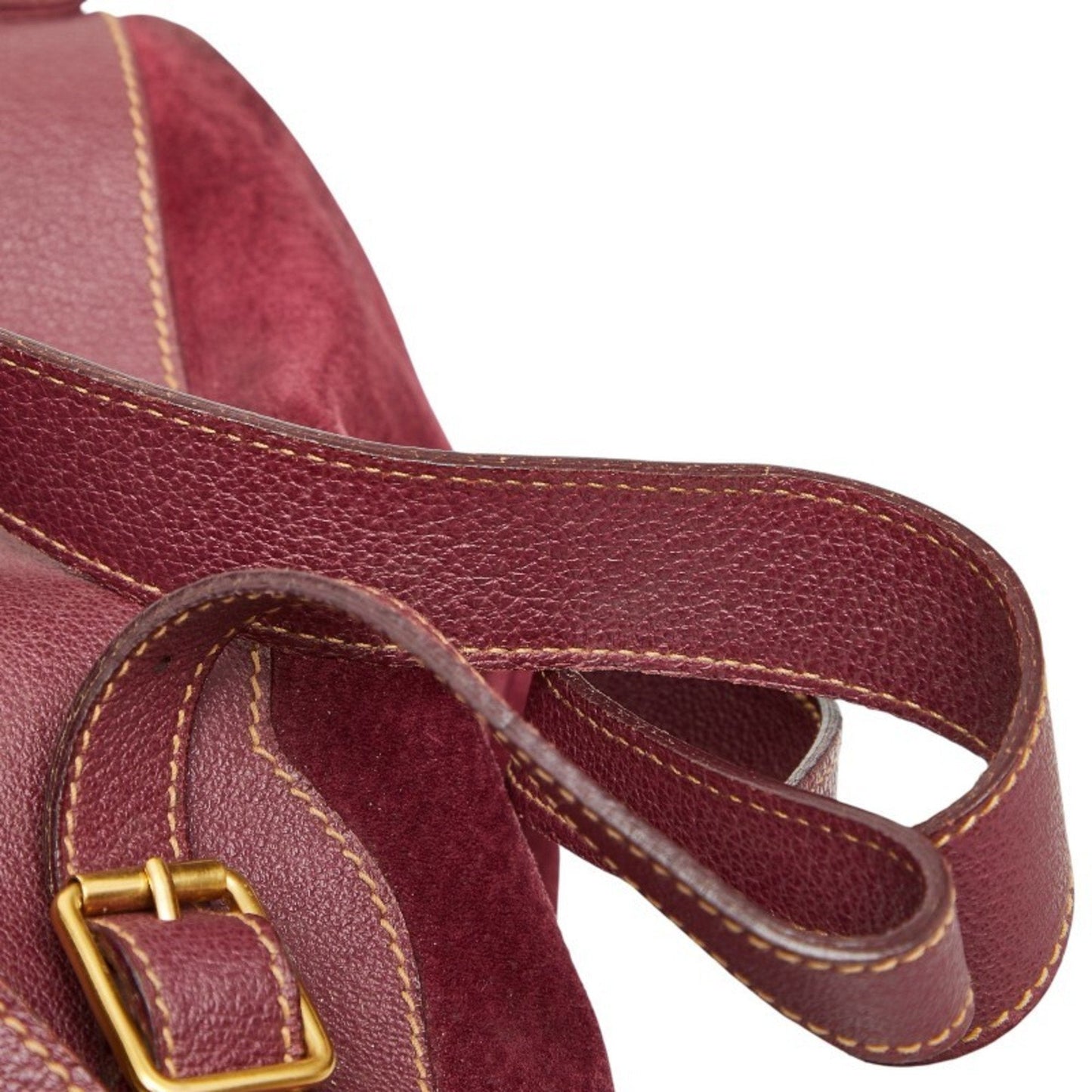 Gucci Purple Suede Backpack ( )