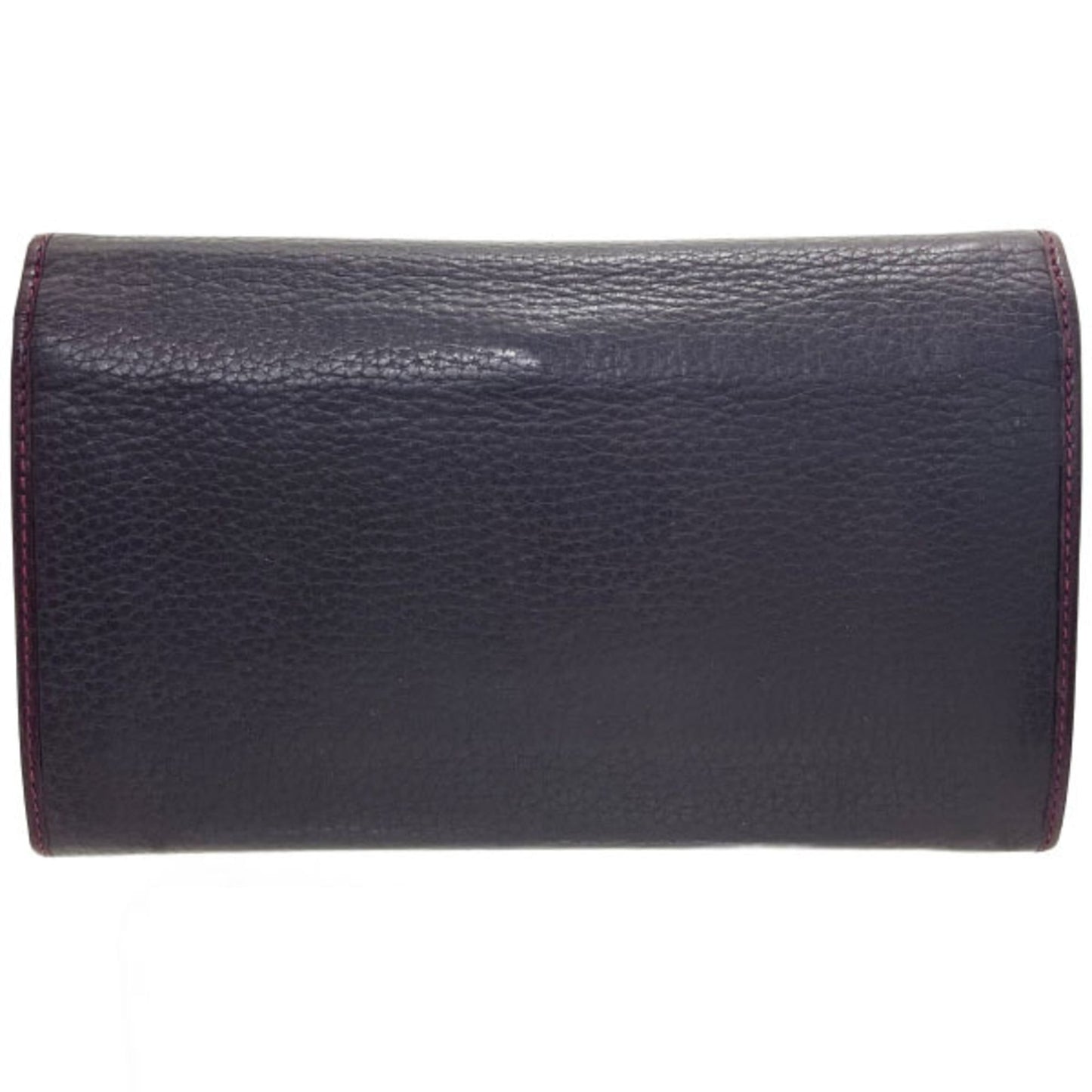 Gucci Bordeaux Leather Long Wallet (Bi-Fold) ( )
