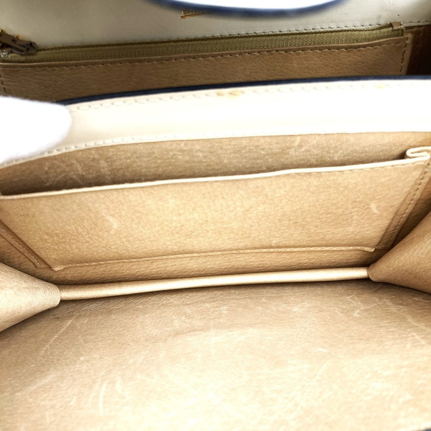Gucci White Leather Shoulder Bag ( )