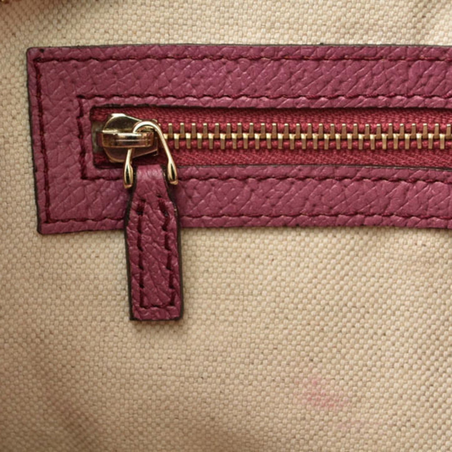 Gucci Beige Pink Gg Canvas Leather Handbag Shoulder Bag ( )