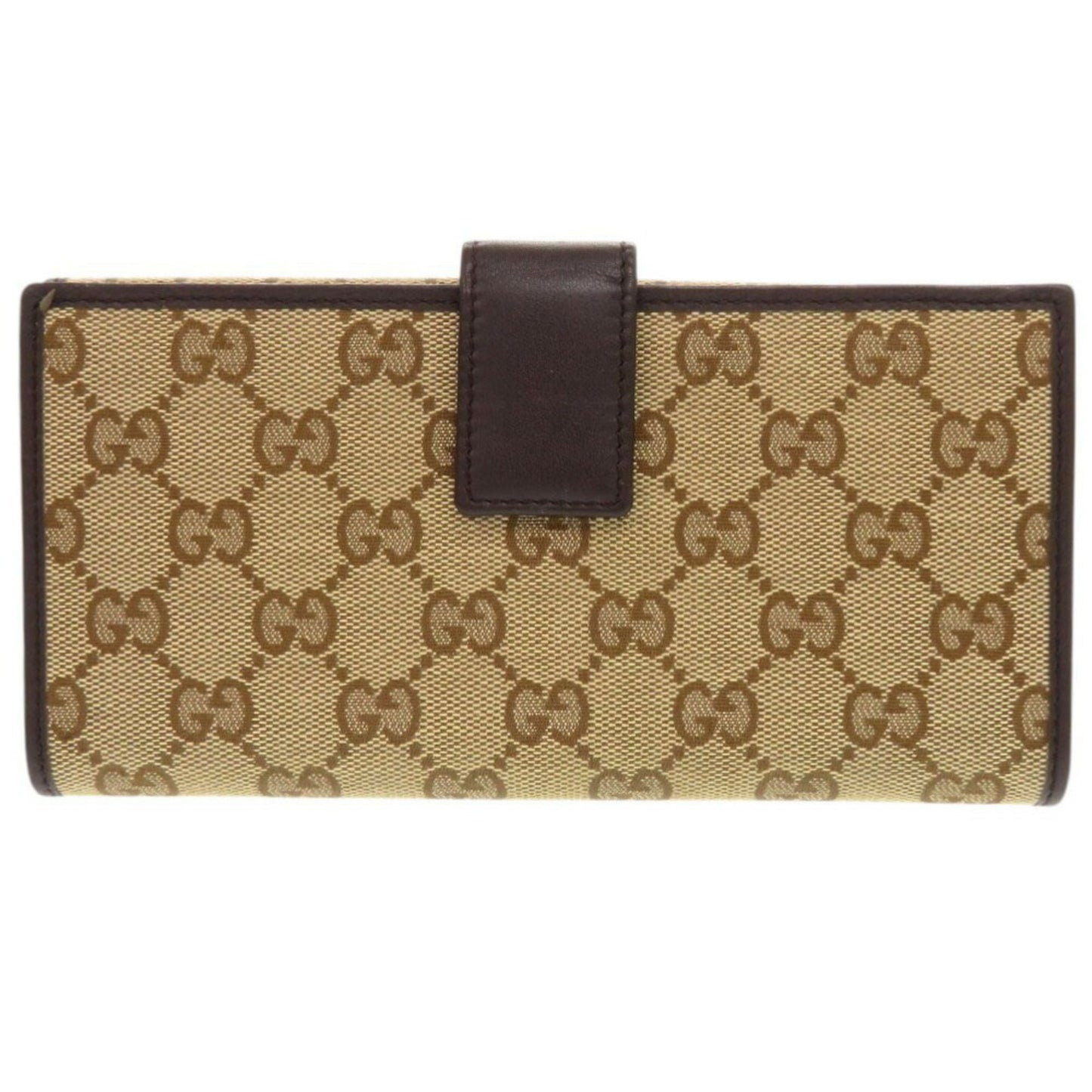 Gucci Beige Gg Canvas Long Wallet (Bi-Fold) ( )