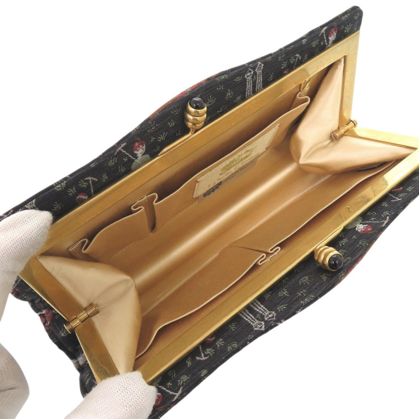 Gucci Black Canvas Clutch Bag ( )