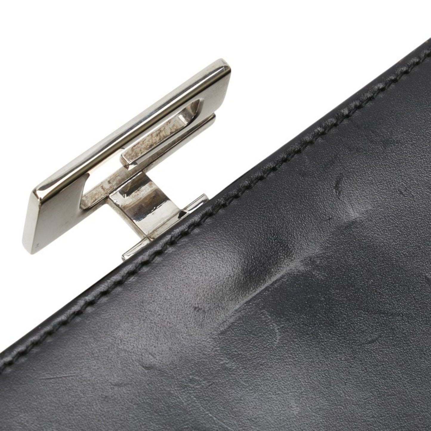 Gucci Black Leather Long Wallet (Bi-Fold) ( )