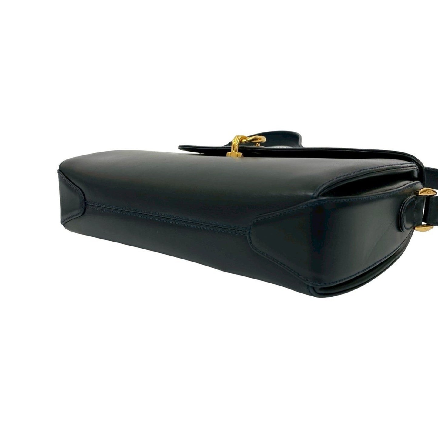 Gucci Navy Leather Shoulder Bag ( )