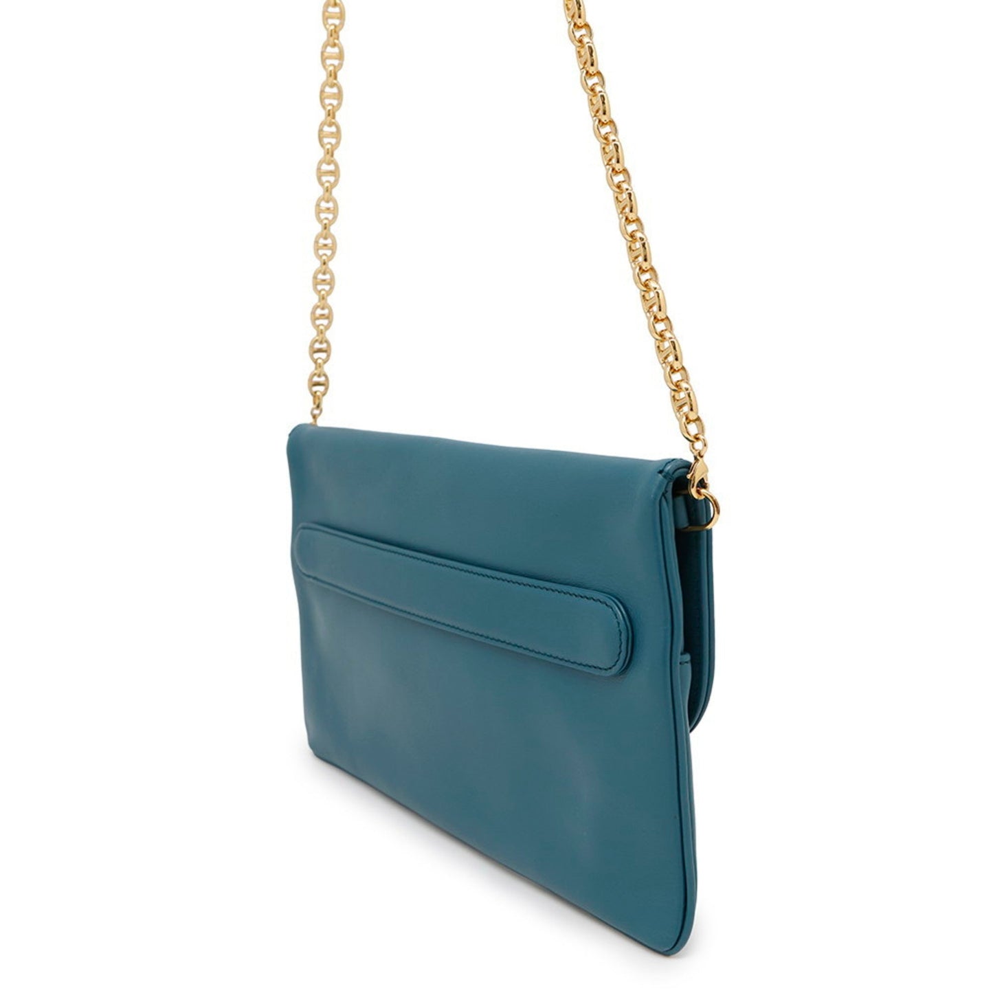 Christian Dior Blue Leather Shoulder Bag ()