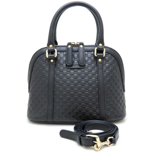 Gucci Black Leather Handbag ( )