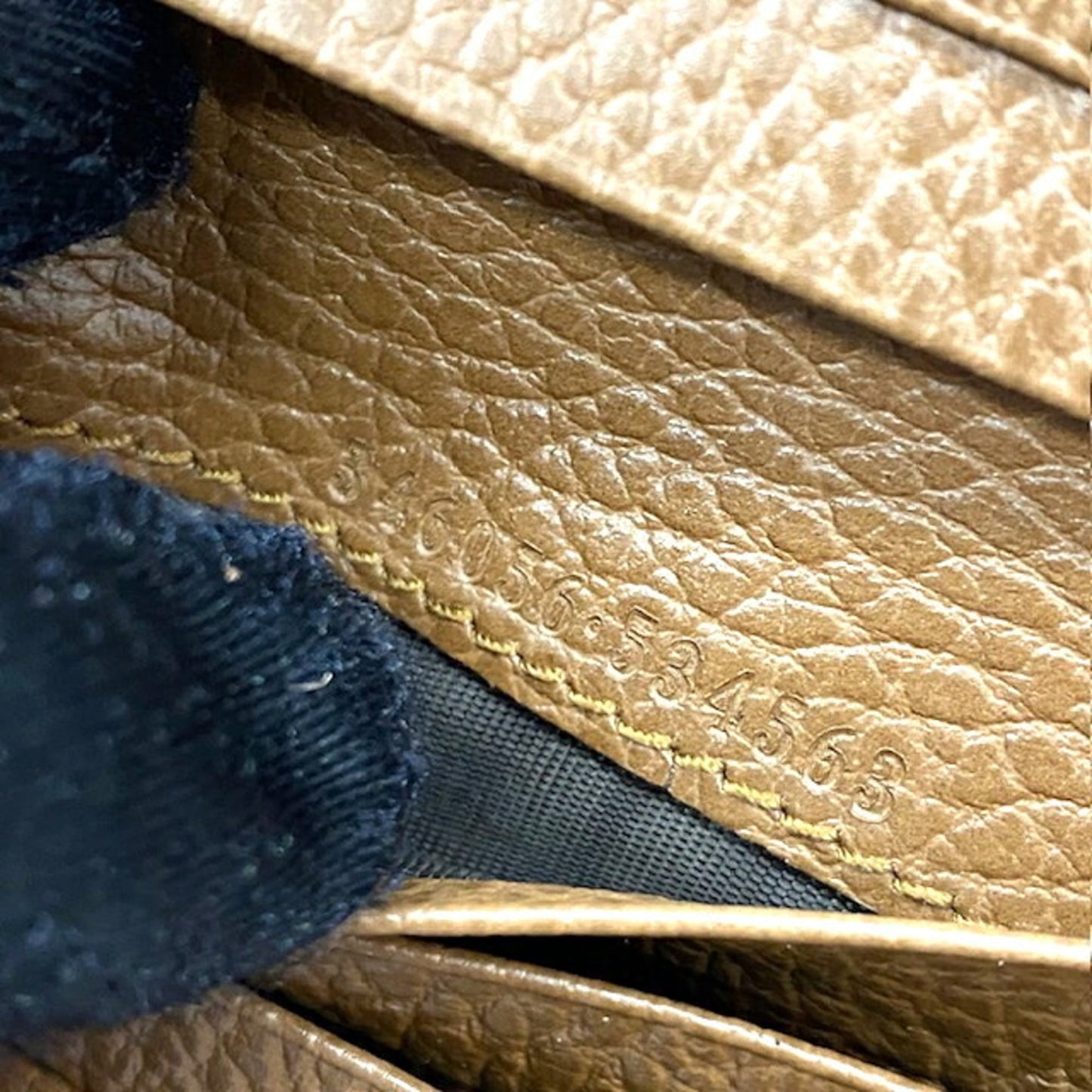 Gucci Beige Brown Gg Canvas Leather Wallet (Bi-Fold) ( )