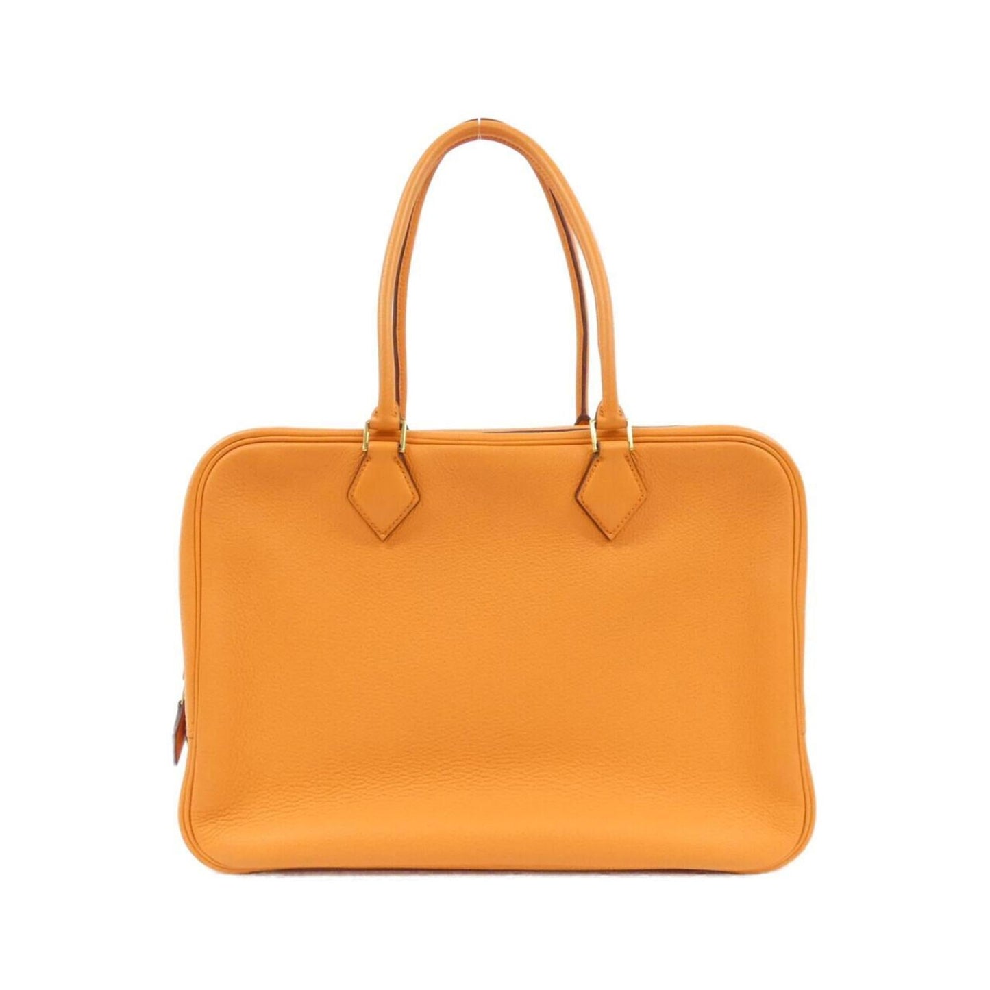 Hermes Orange Togo Leather Handbag ( )