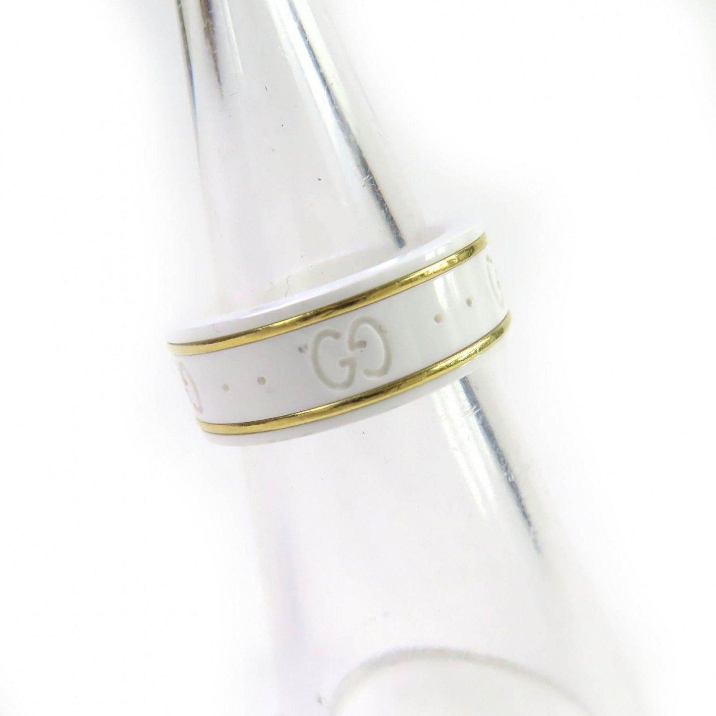 Gucci White Ceramic Band Ring ( )