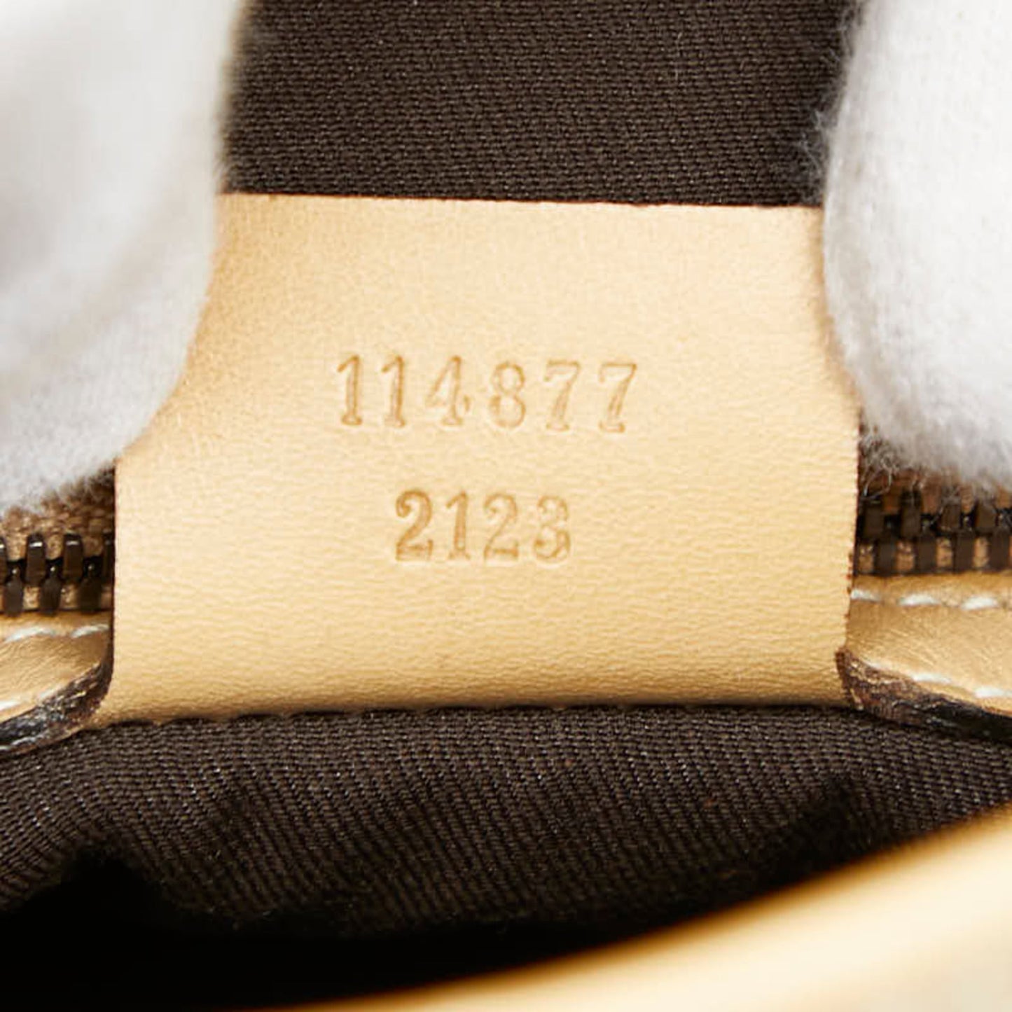 Gucci Beige Leather Shoulder Bag ( )