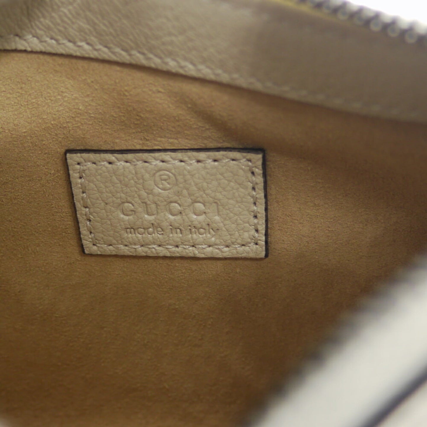 Gucci Beige Leather Handbag ( )