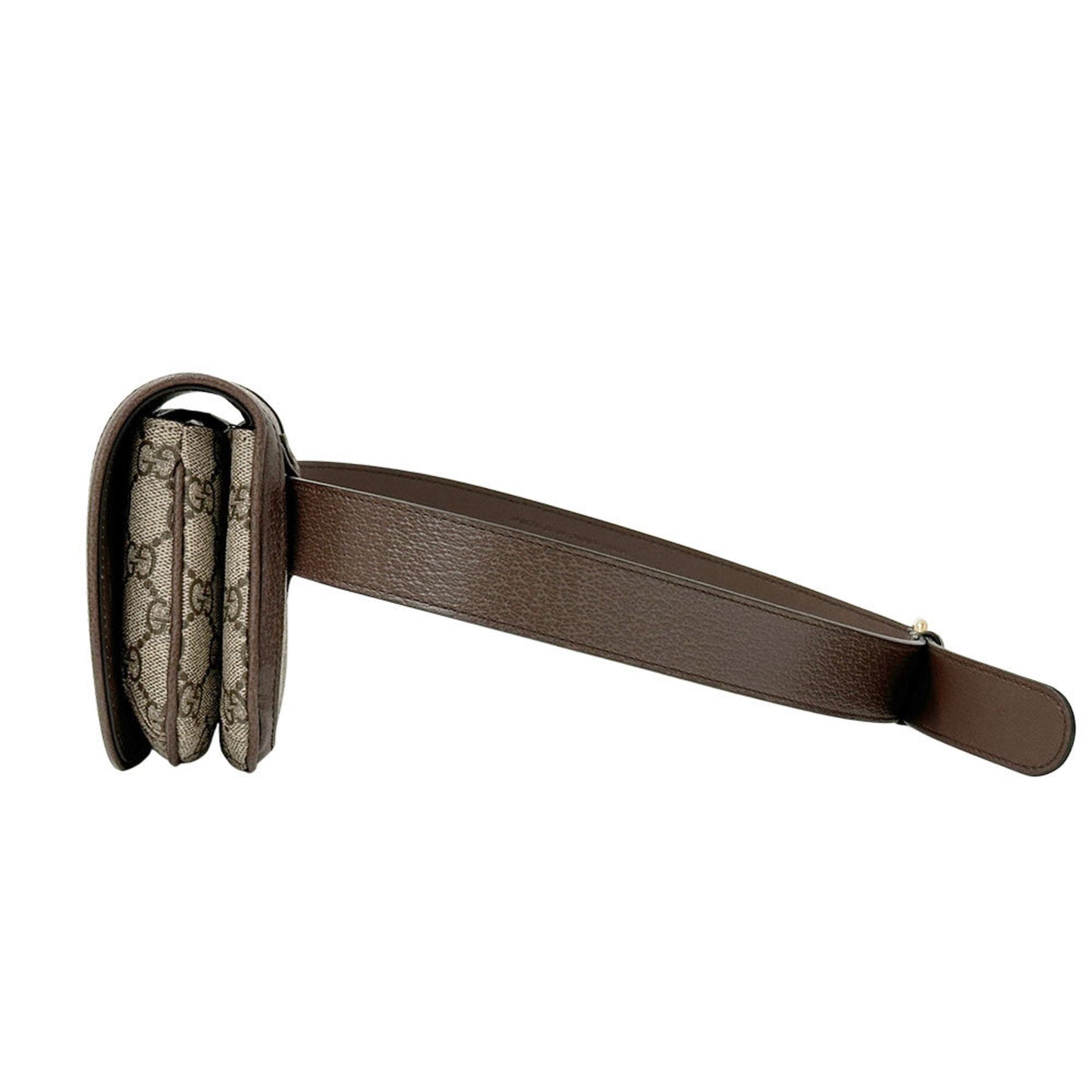Gucci Beige Brown Gg Supreme Canvas Sling Bag ( )