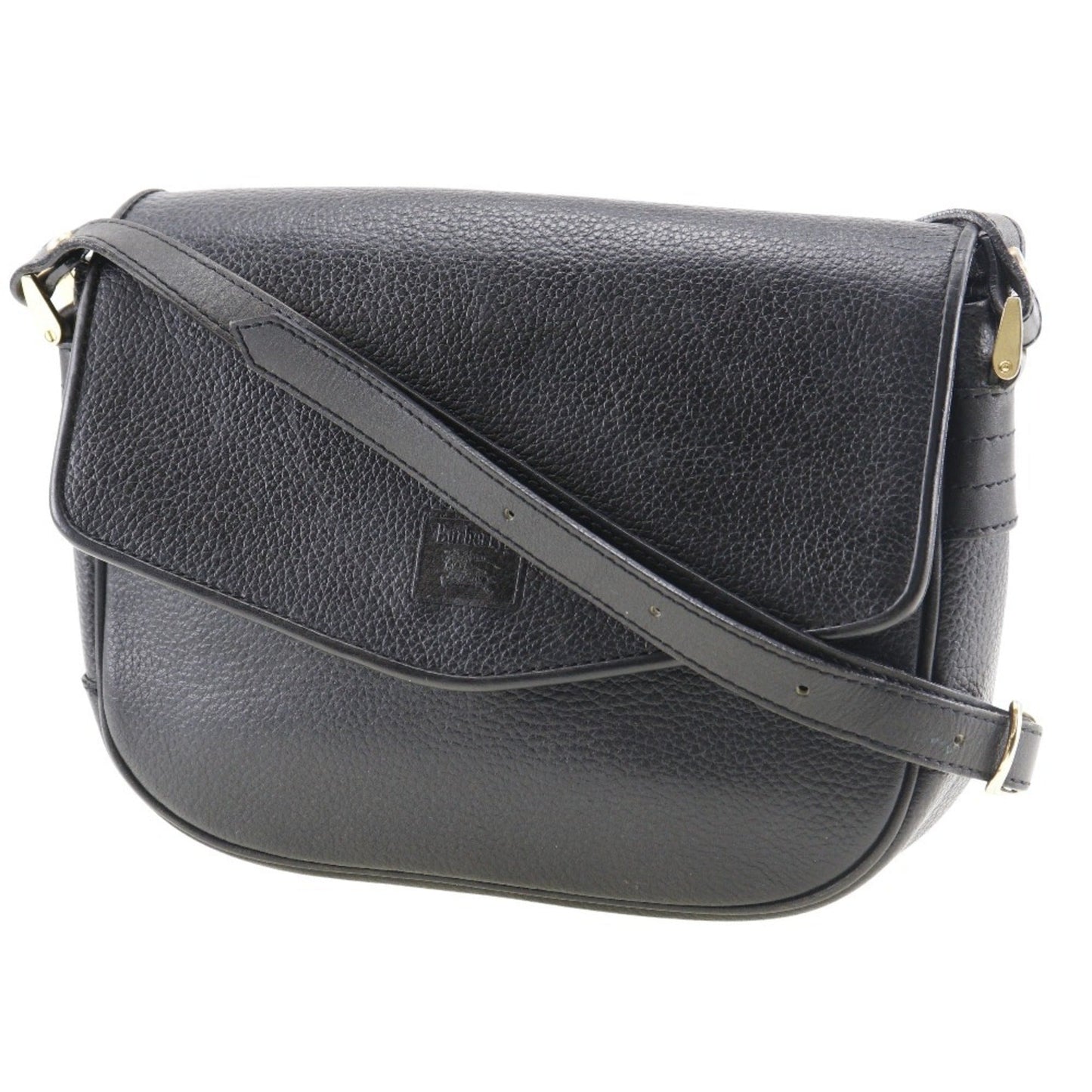 Burberry Black Leather Shoulder Bag ( )