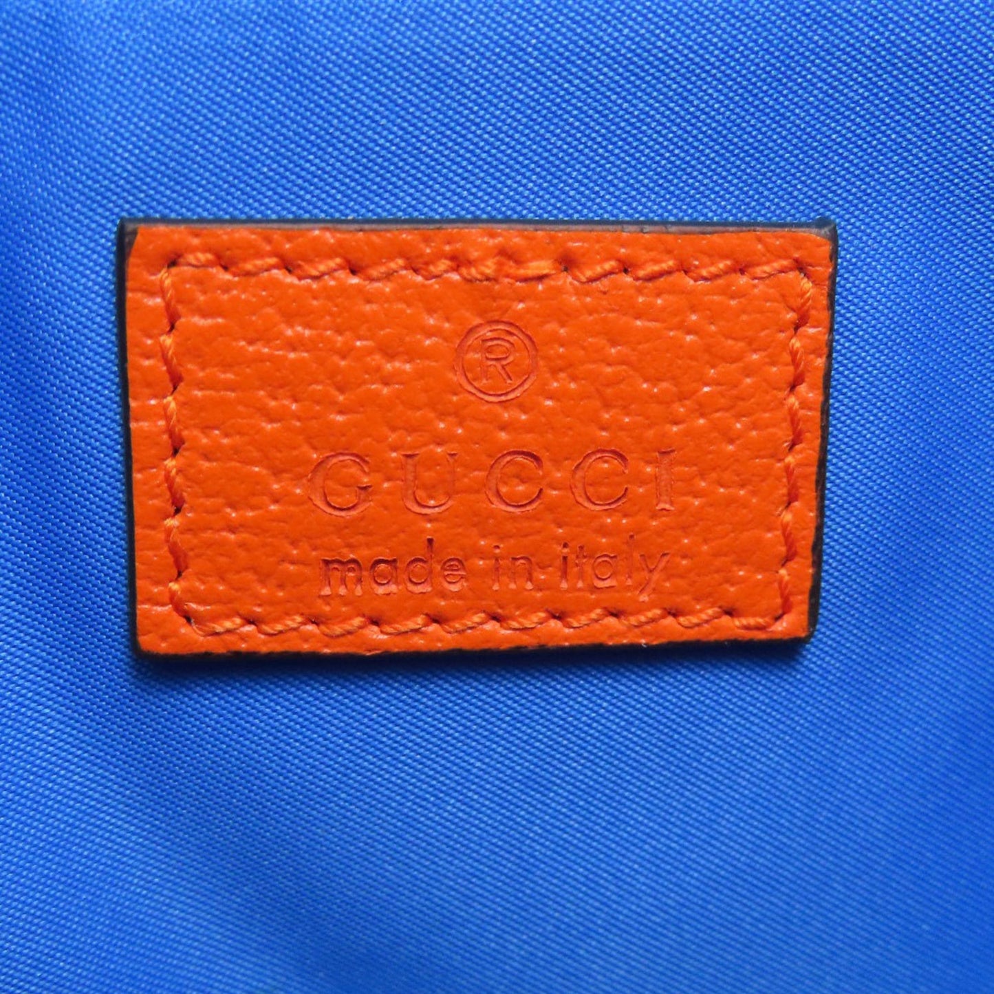 Gucci Blue Nylon Backpack ( )
