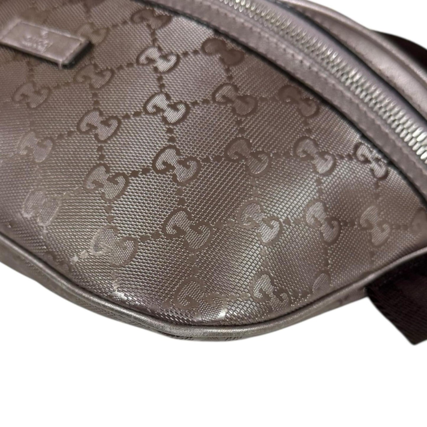 Gucci Silver Pvc Sling Bag ( )