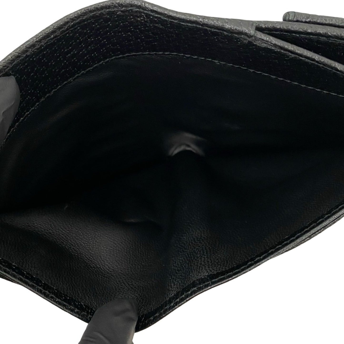 Gucci Black Canvas Leather Wallet (Bi-Fold) ( )