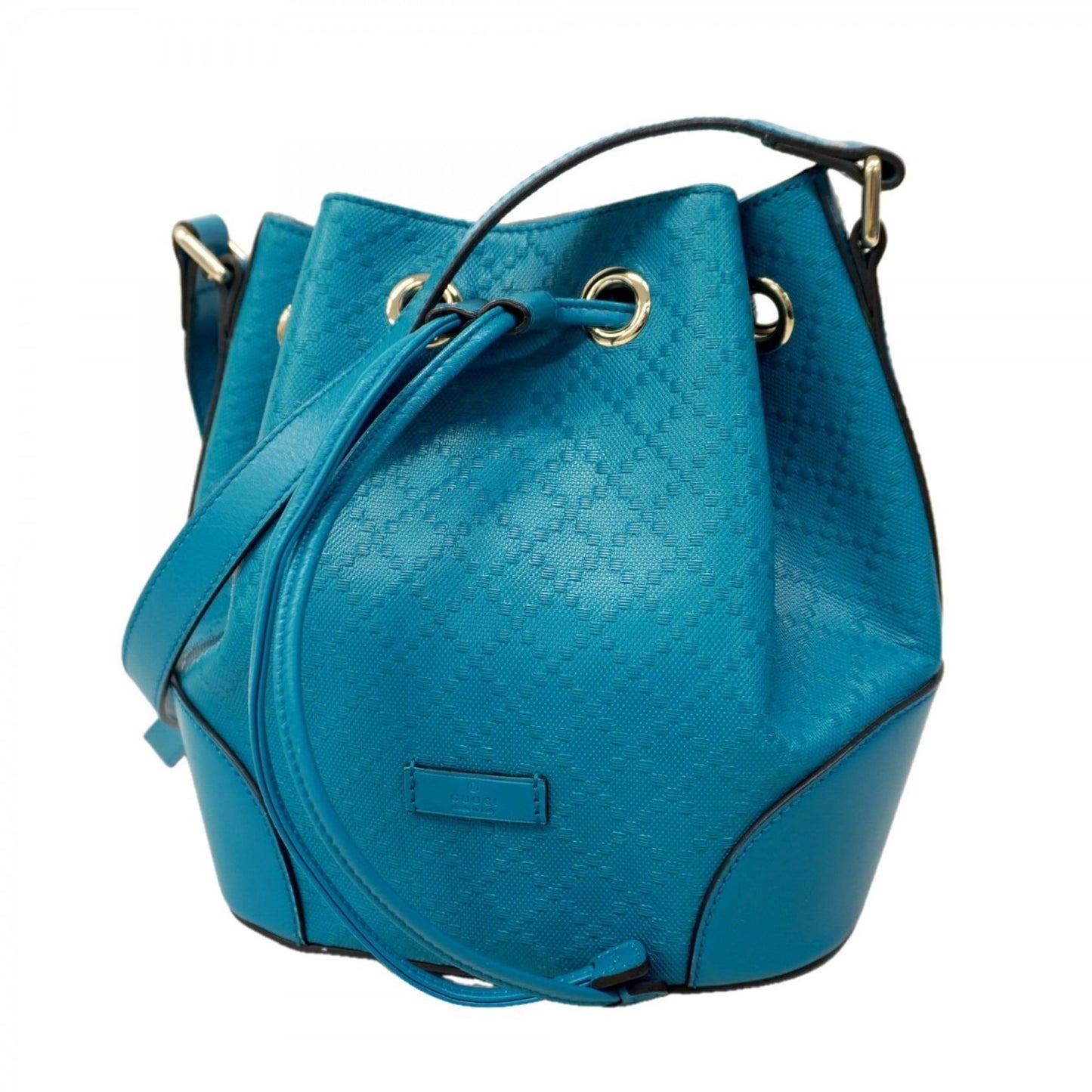 Gucci Blue Leather Shoulder Bag ( )