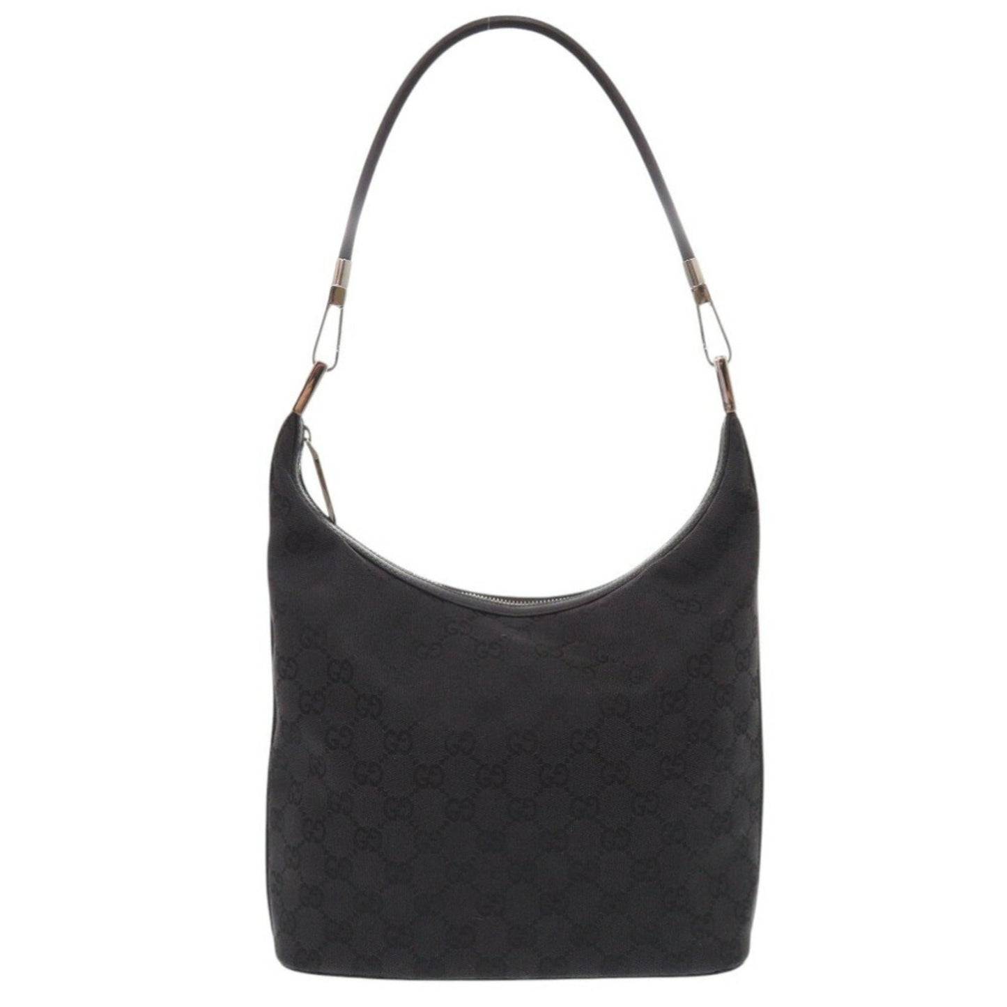 Gucci Black Gg Canvas Shoulder Bag ( )
