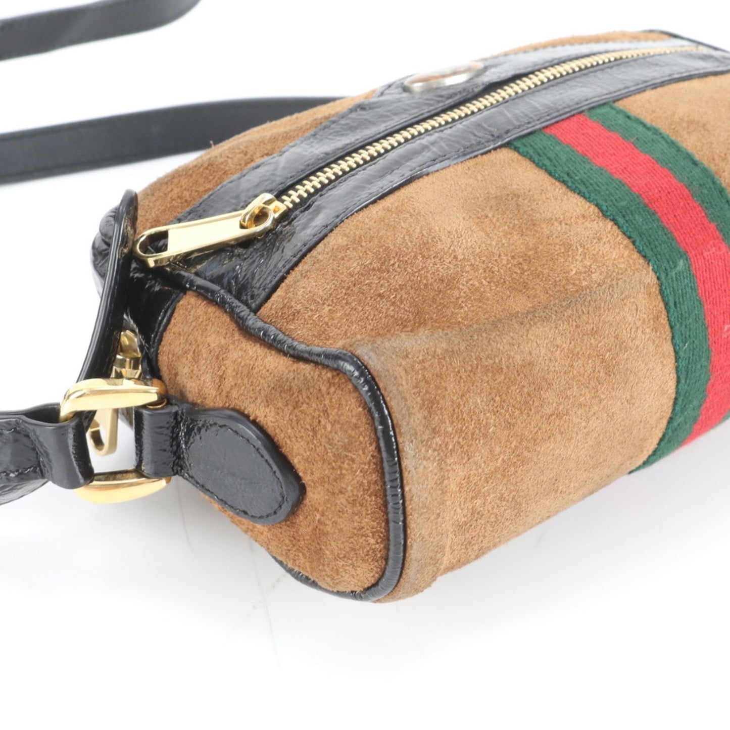 Gucci Brown Leather Shoulder Bag ( )
