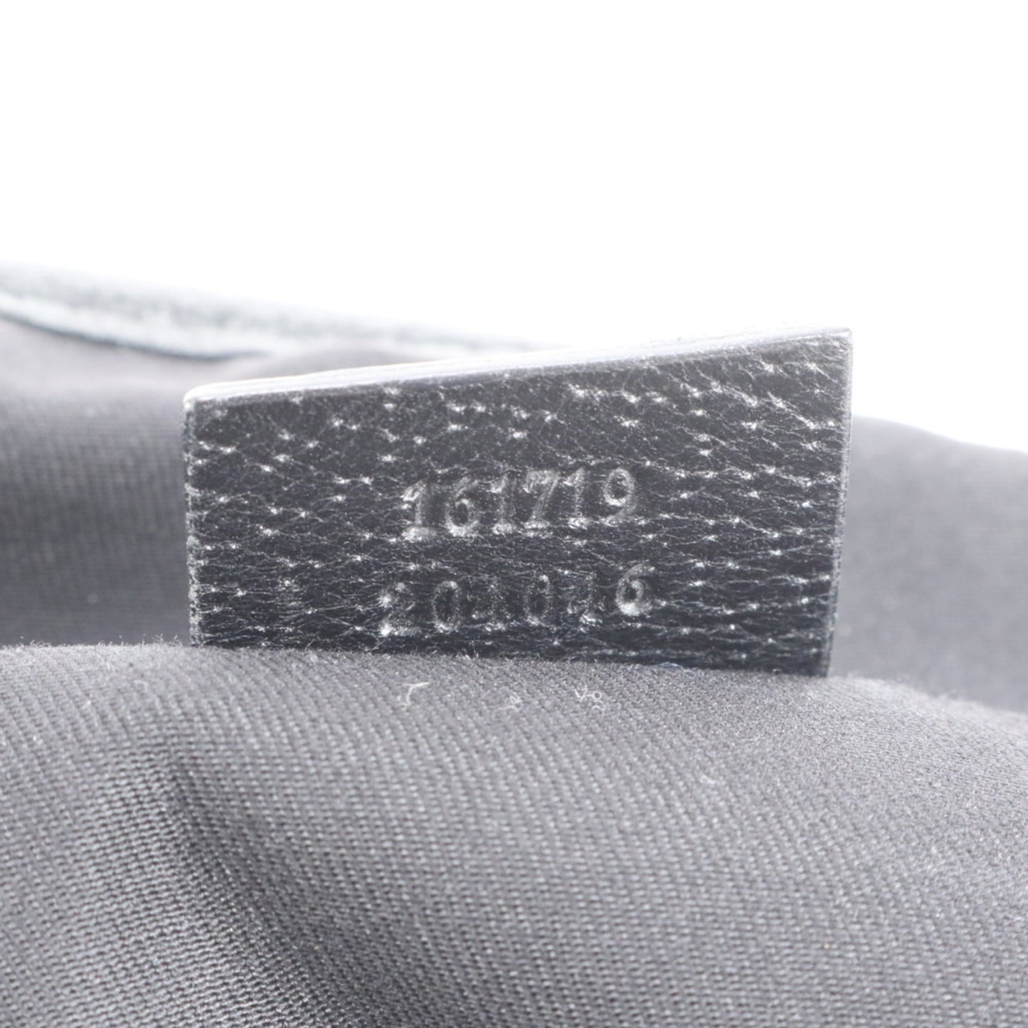 Gucci Black Leather Canvas Tote Bag ( )