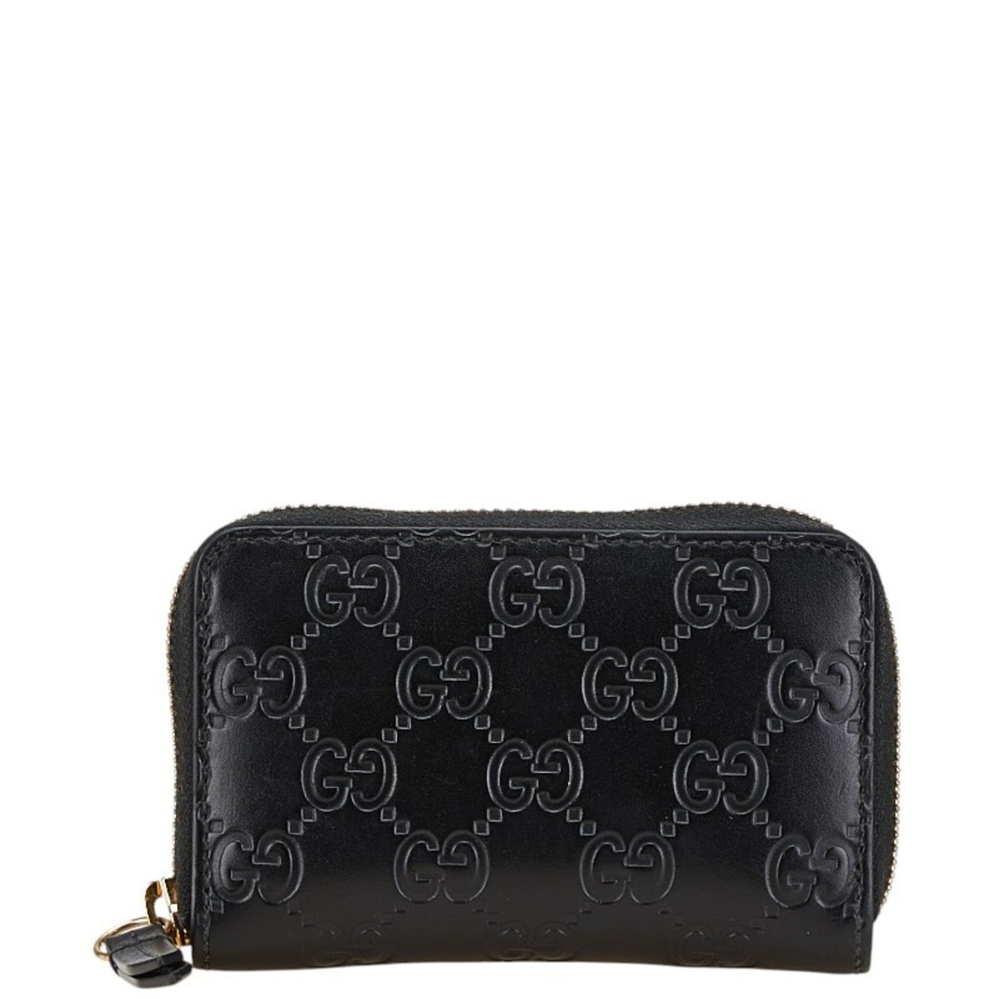 Gucci Black Leather Coin Purse/Coin Case ( )