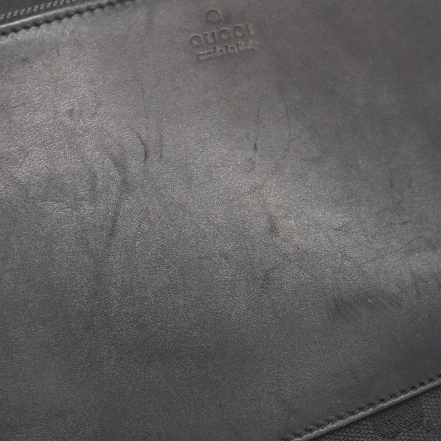Gucci Black Canvas Tote Bag ( )