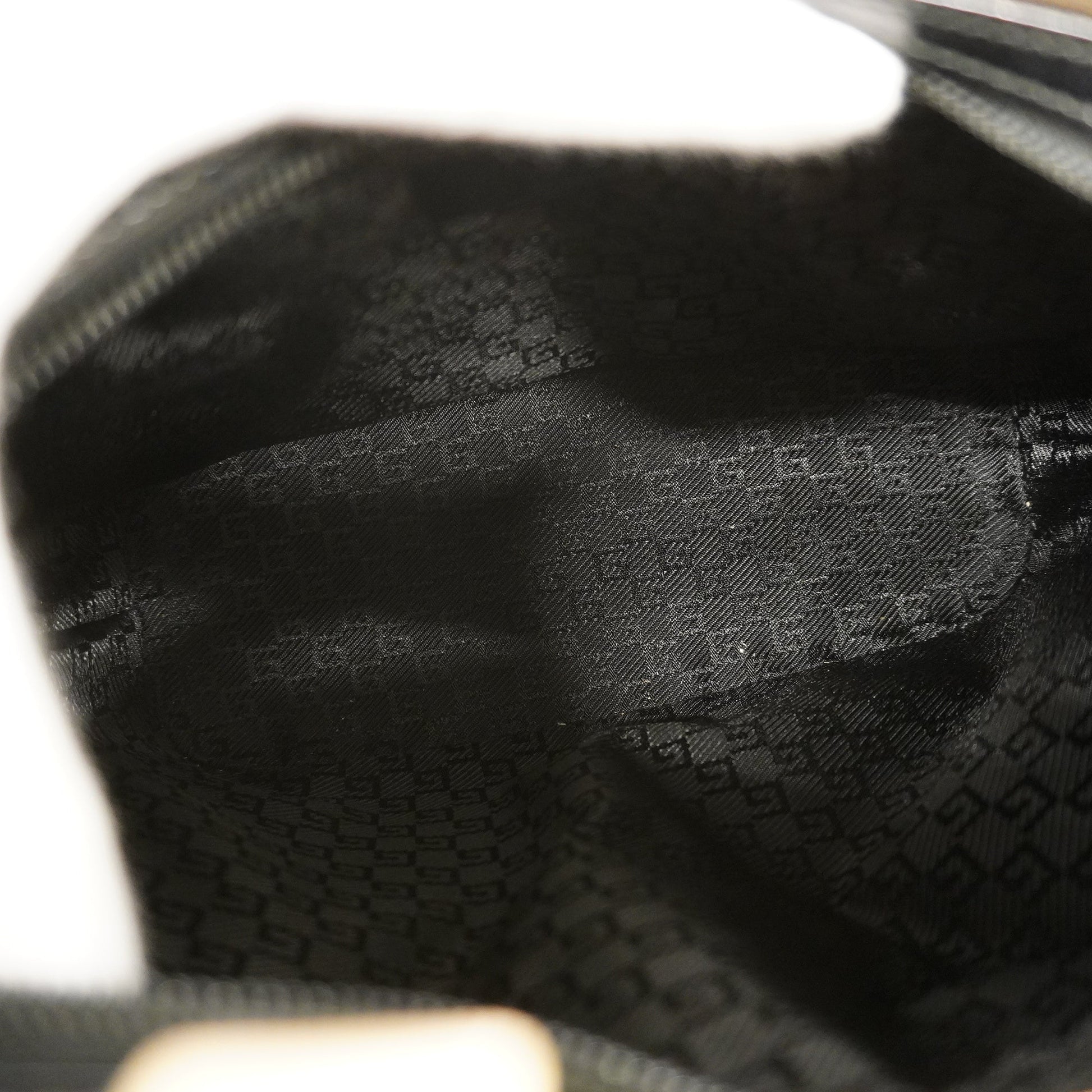 Gucci Leather Canvas Shoulder Bag