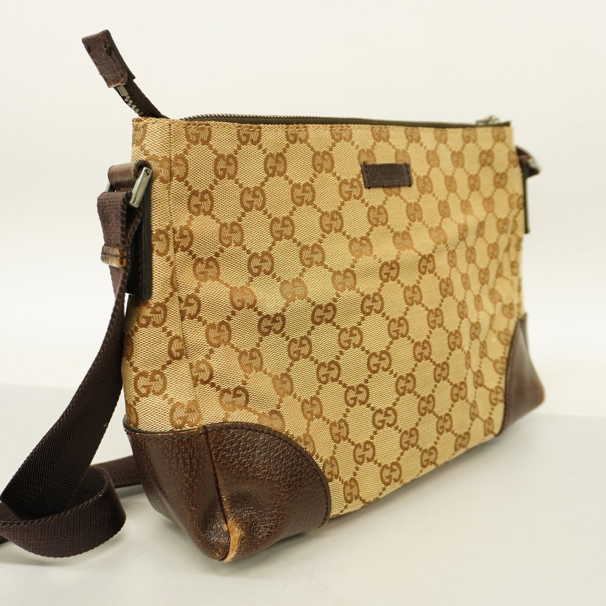 Gucci Canvas Shoulder Bag